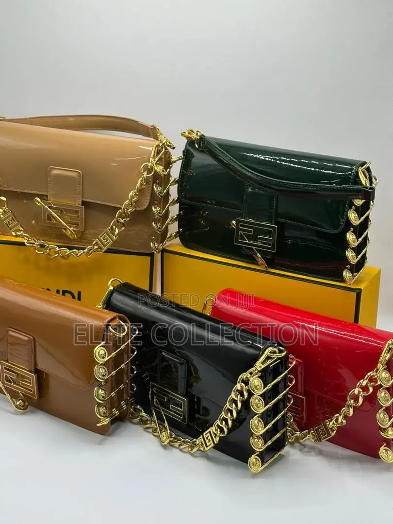 Luxury Fendi Bag Glossy Available as Displayed