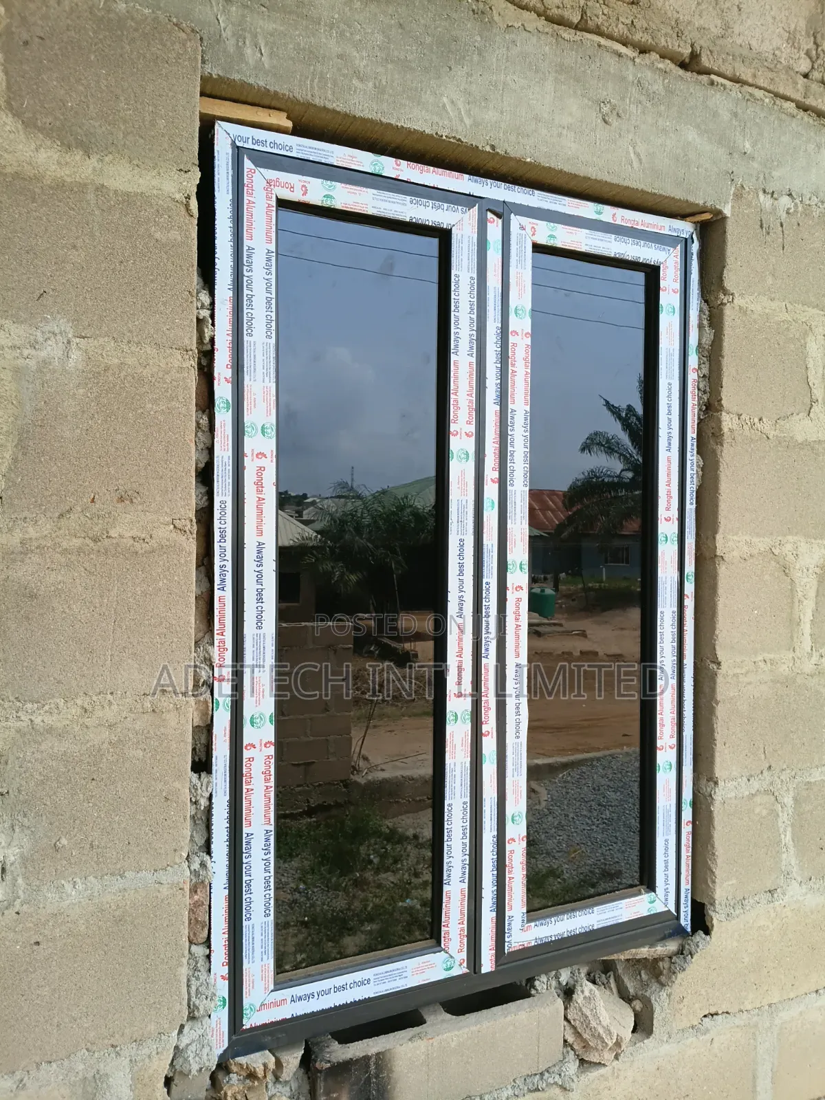 Strong Superior Aluminium Casement Window With Net and Burglary