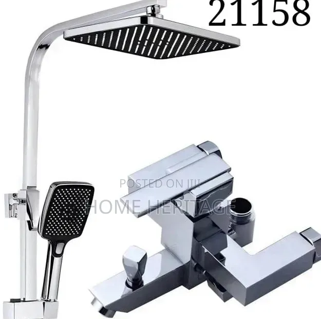 Chrome Standing Shower 21158