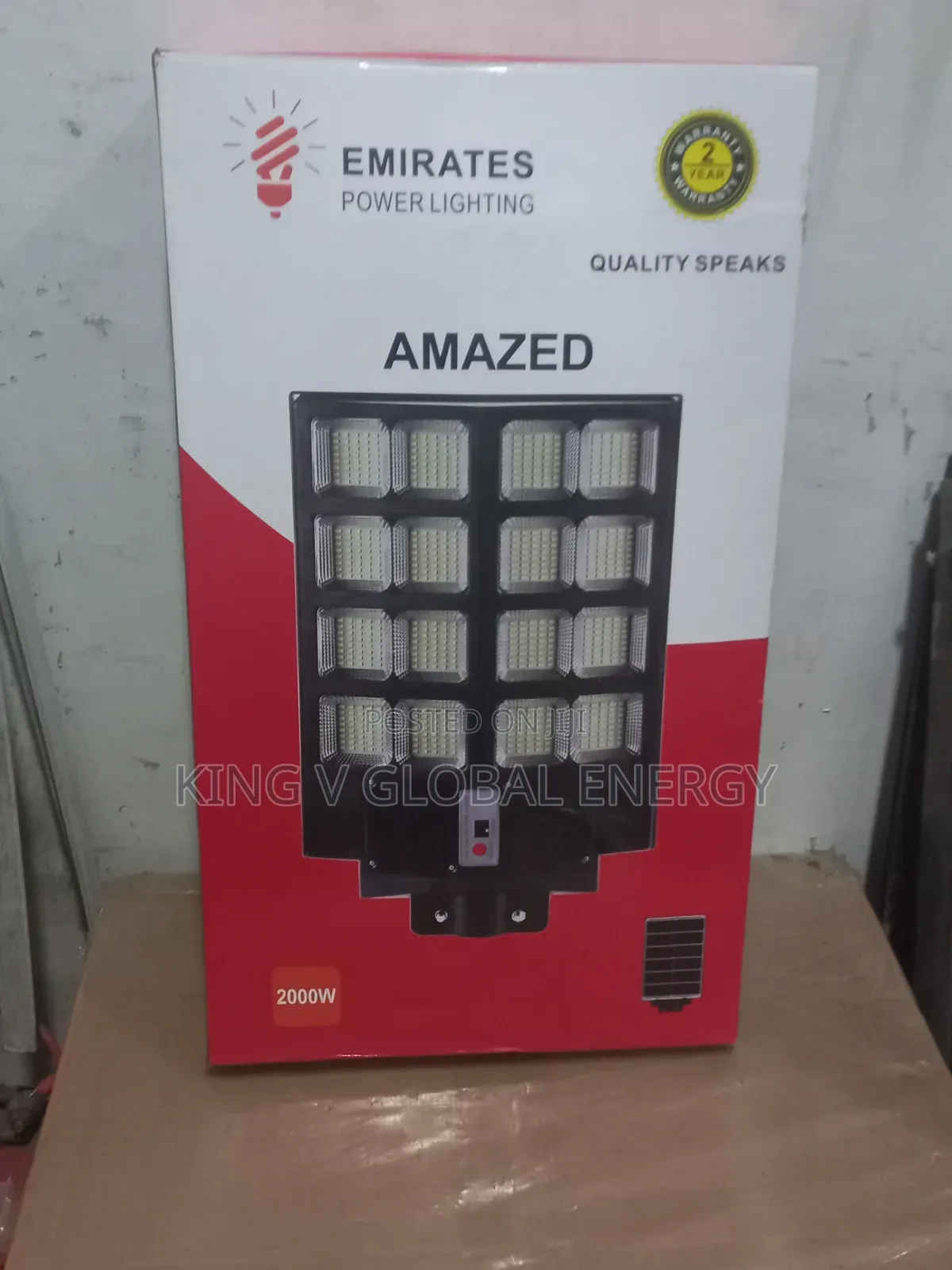 Emirates Power Lighting 2000watts Solar Street Light