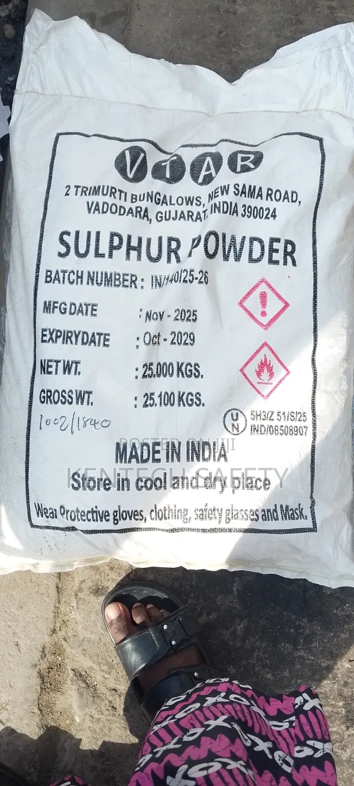 Sulfur Powder Chemical 25kg