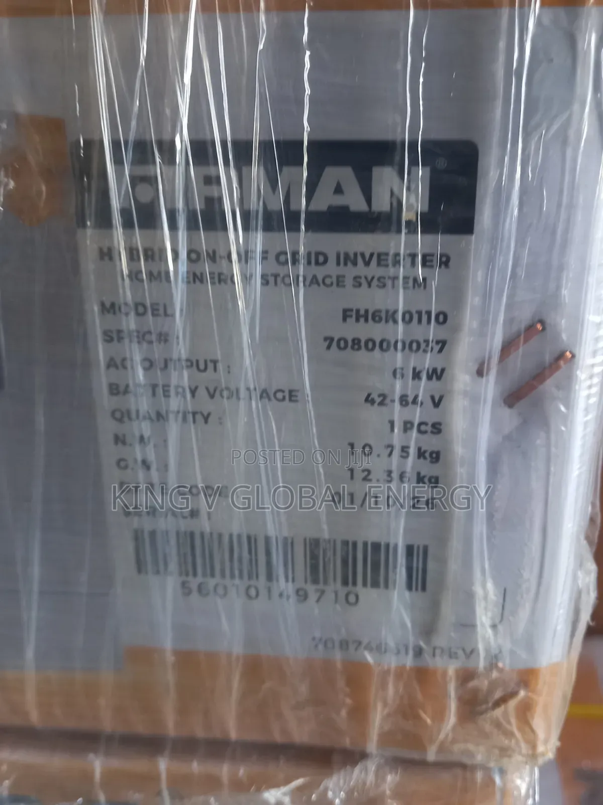 Firman Solar 6kva/48v Hybrid Inverter