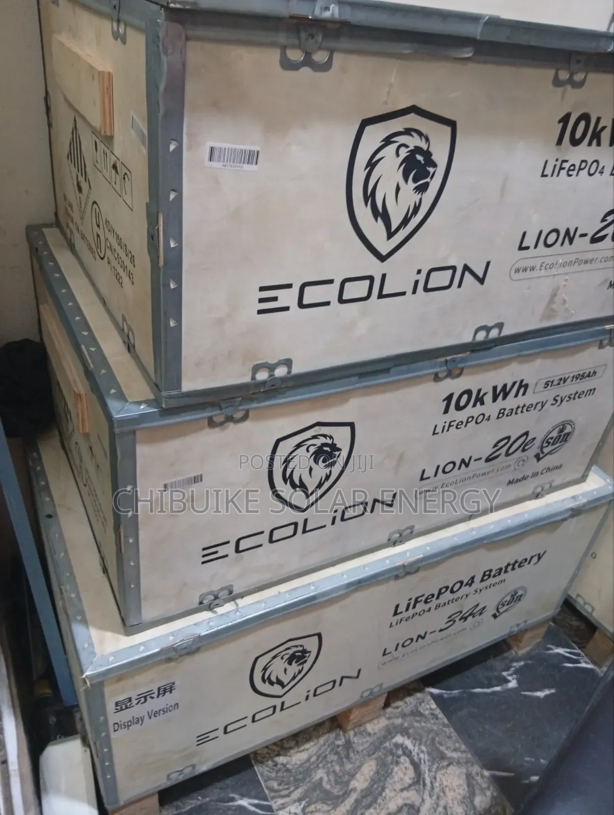 Ecolion Lithium Ion Batteries 10kwh 48v
