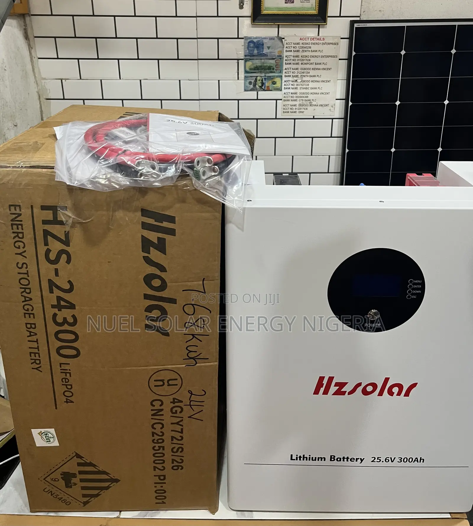 7.5kwh Hzsolar Lithium Battery