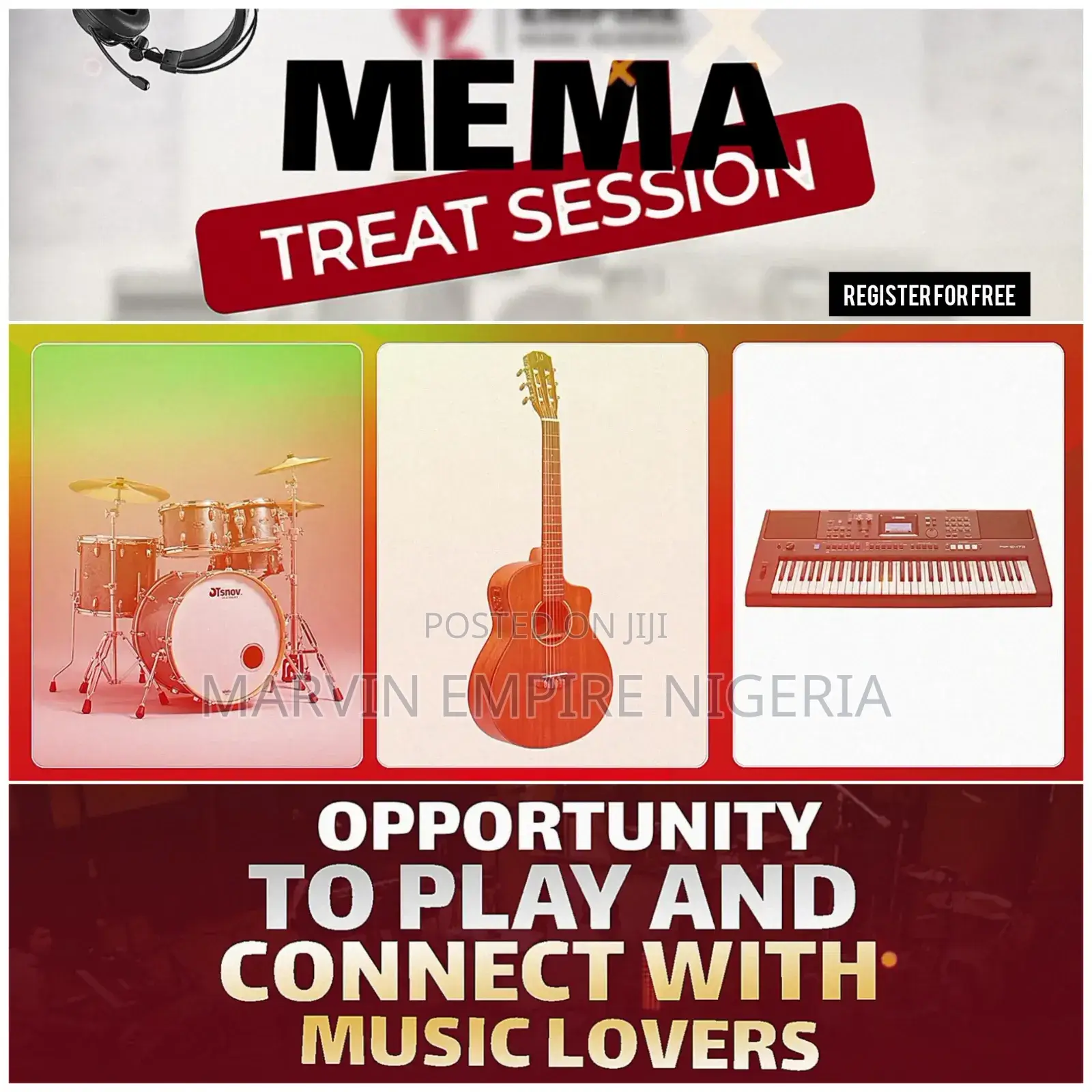 Try Out Any Musical Instrument For Free With Mema's Treat Sessions