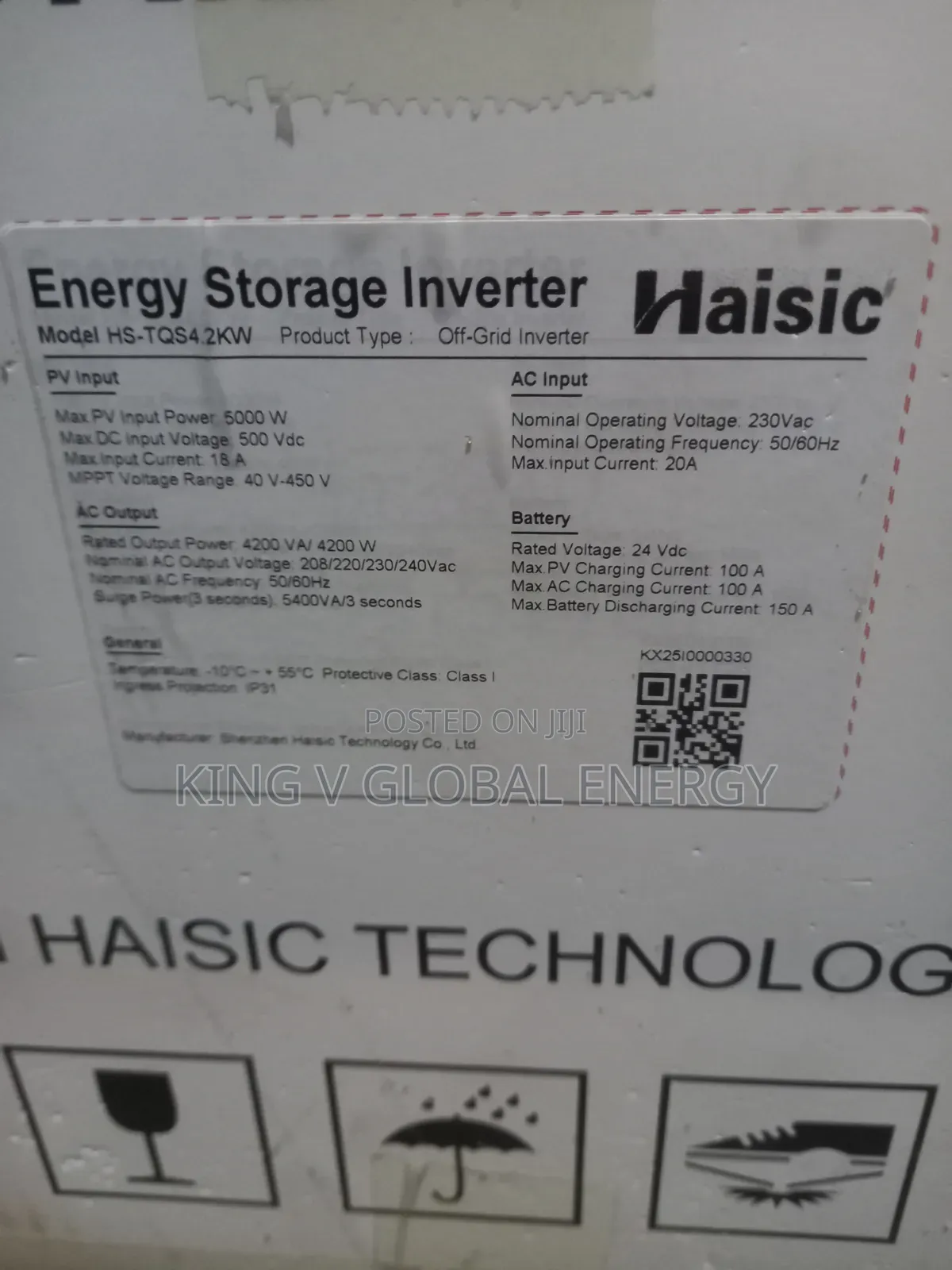 Hasic 8038.4wh/25.6v 4.2kw/25.6v All in One System