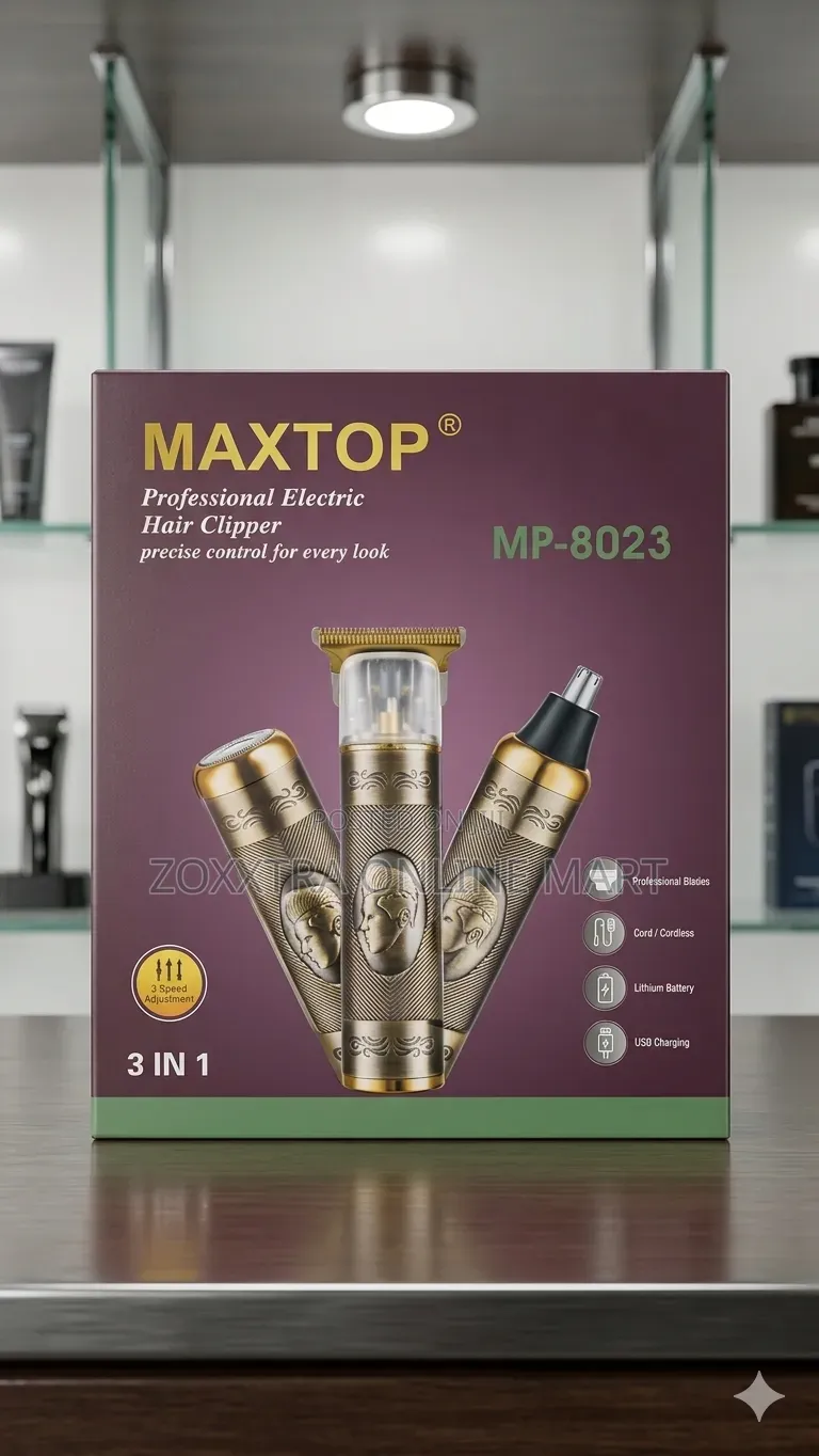 Maxtop 3-in-1 Professional Electric Hair Clipper