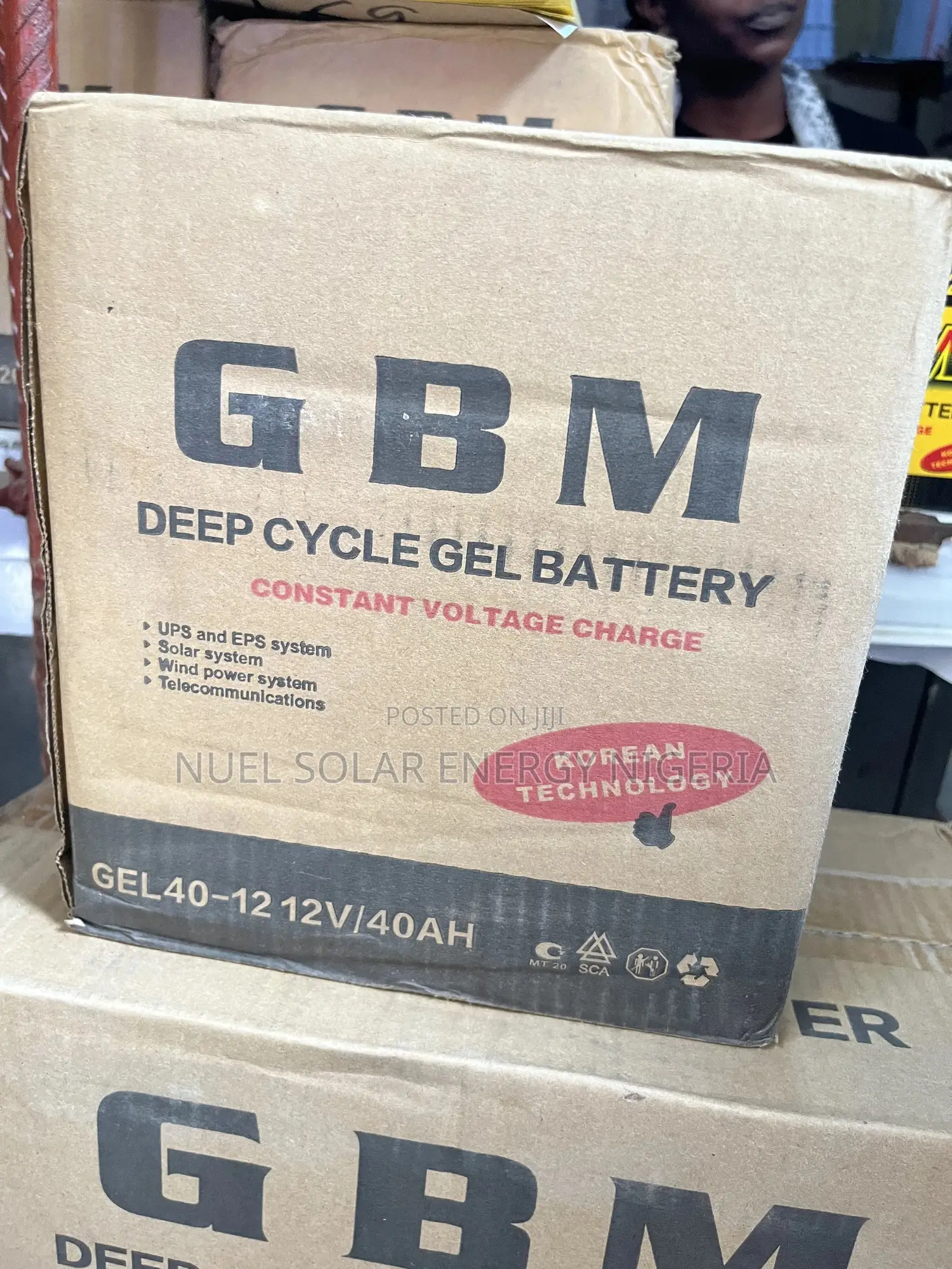 GBM 40ah 12v Deep Cycle Battery