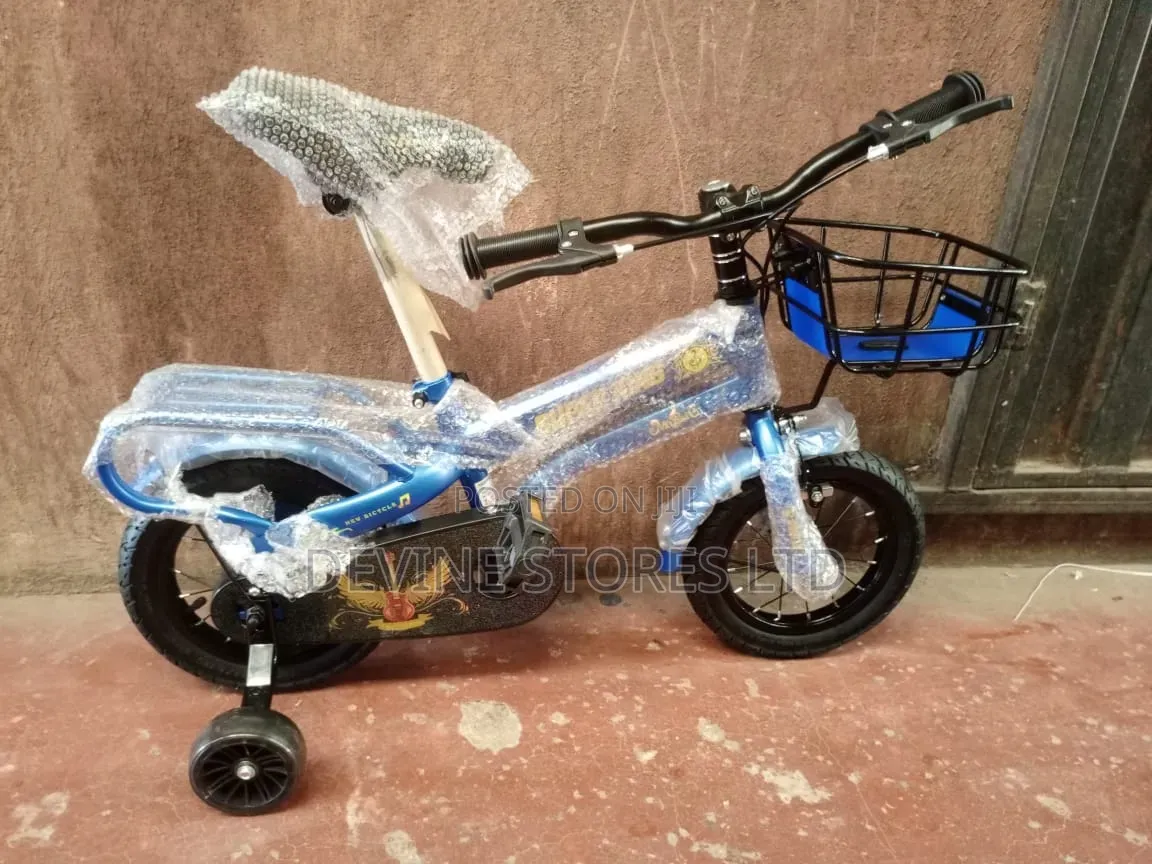 12" Children Blue Bicycle (Age 2-6 Years)