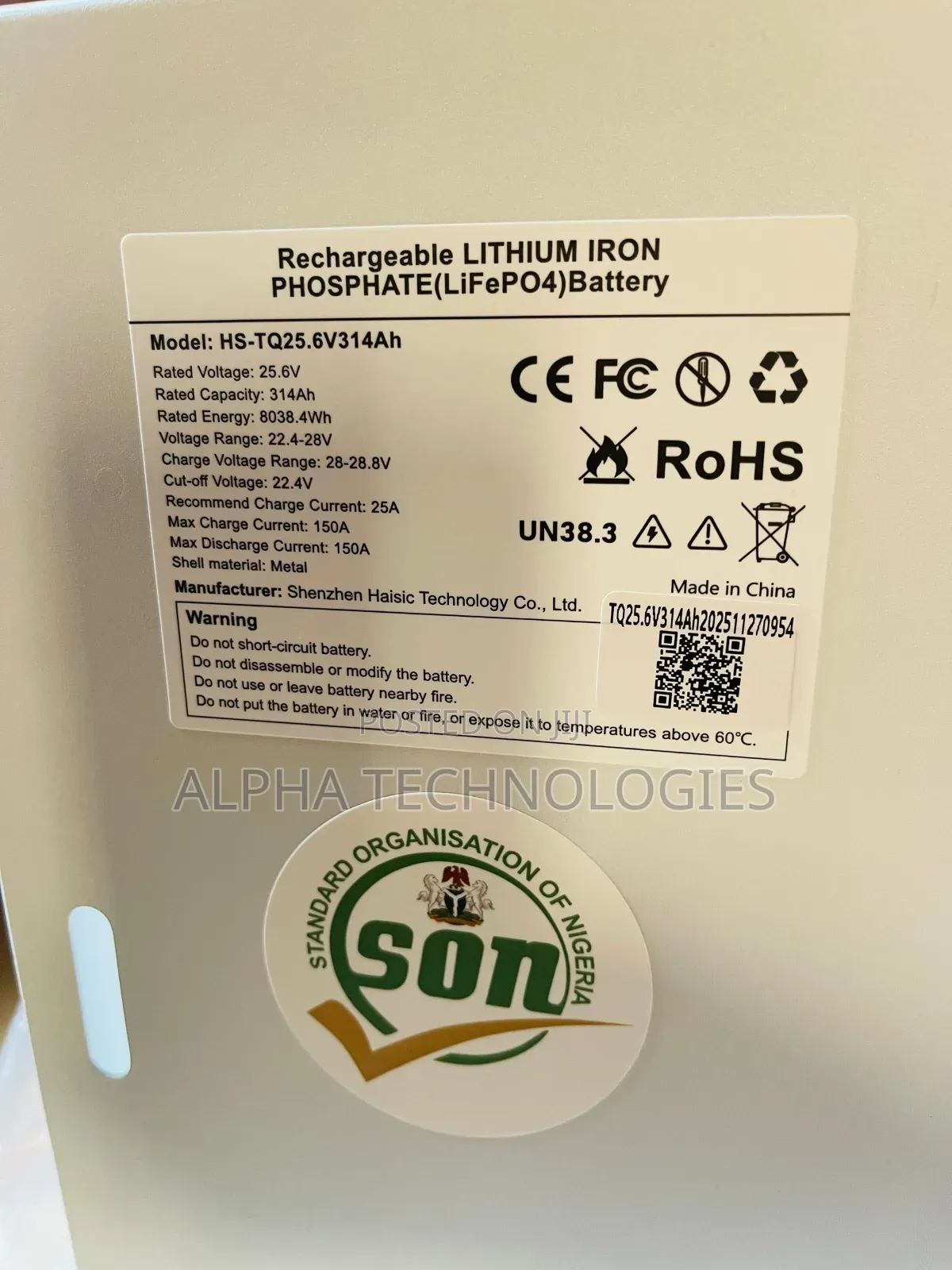 Haisic Power Station All in One (Battery, Inverter Charge Control)
