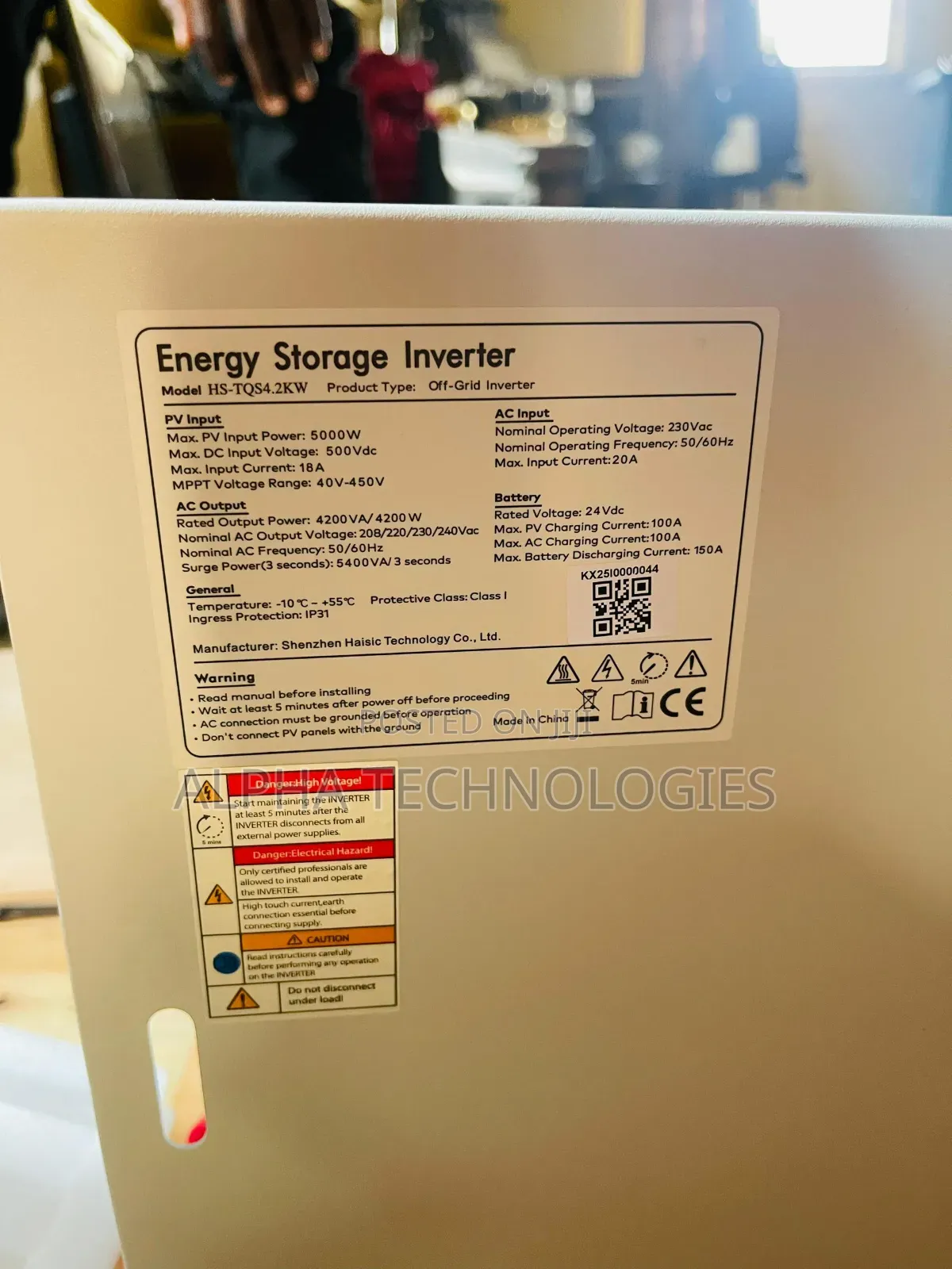 Haisic Power Station All in One (Battery, Inverter Charge Control)