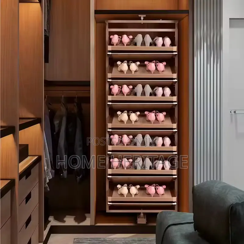 360° Rotating Shoe Rack – Space-saving Organizer