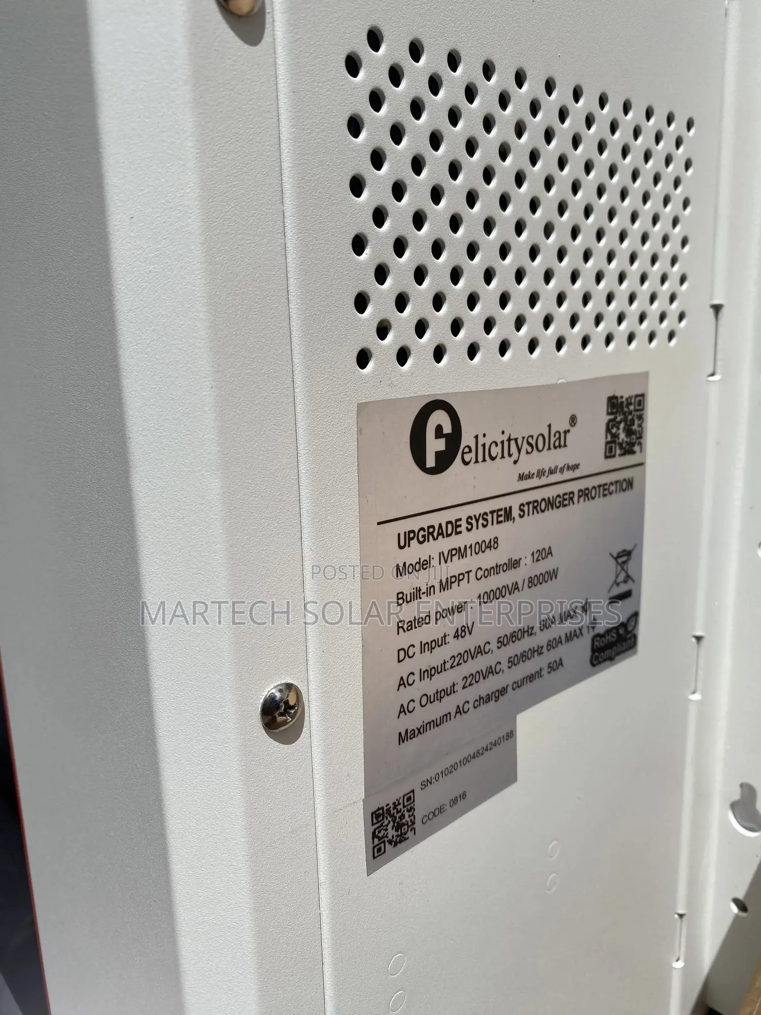 10kva/48v Felicity Solar Hybrid Inverter
