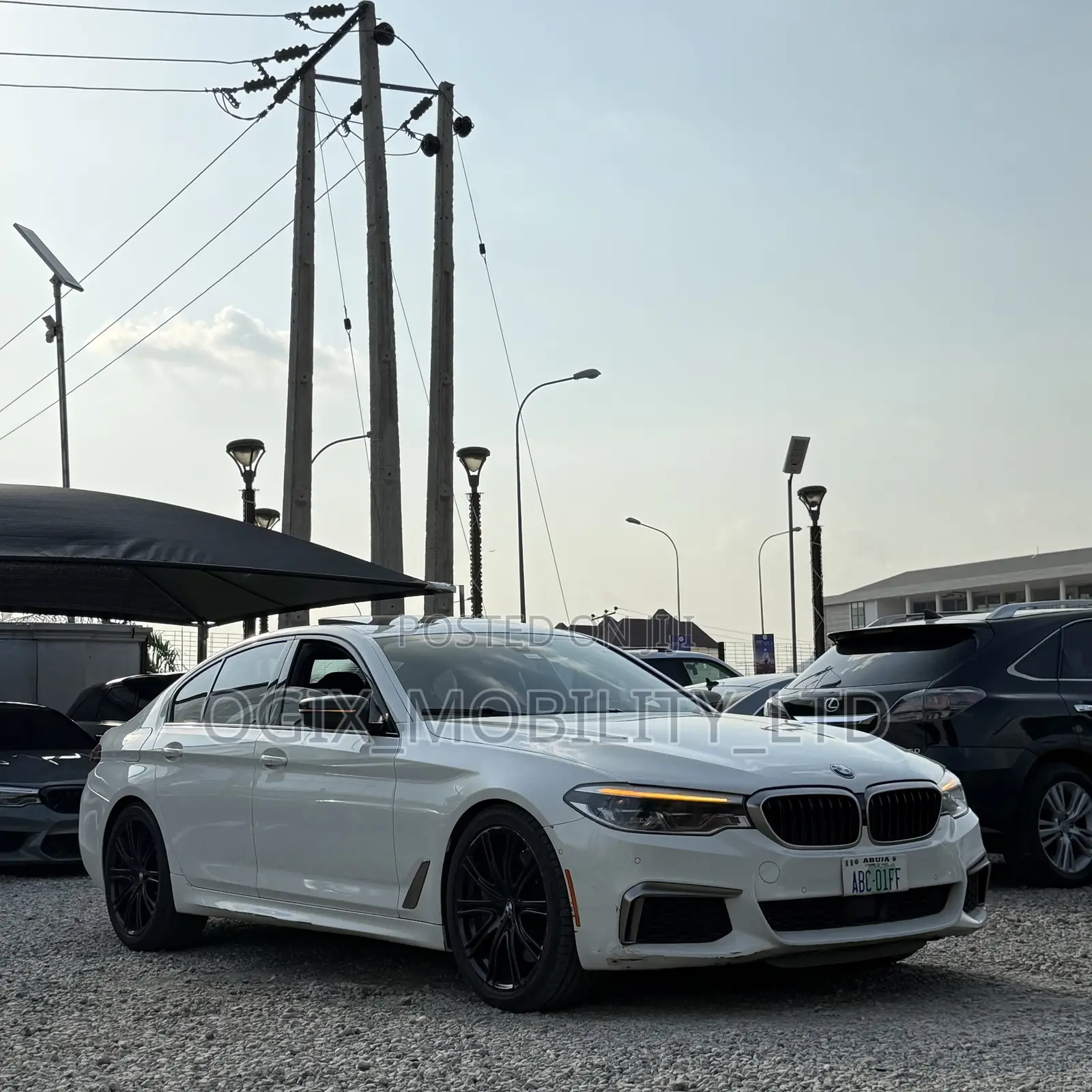 BMW 550i 2017 White