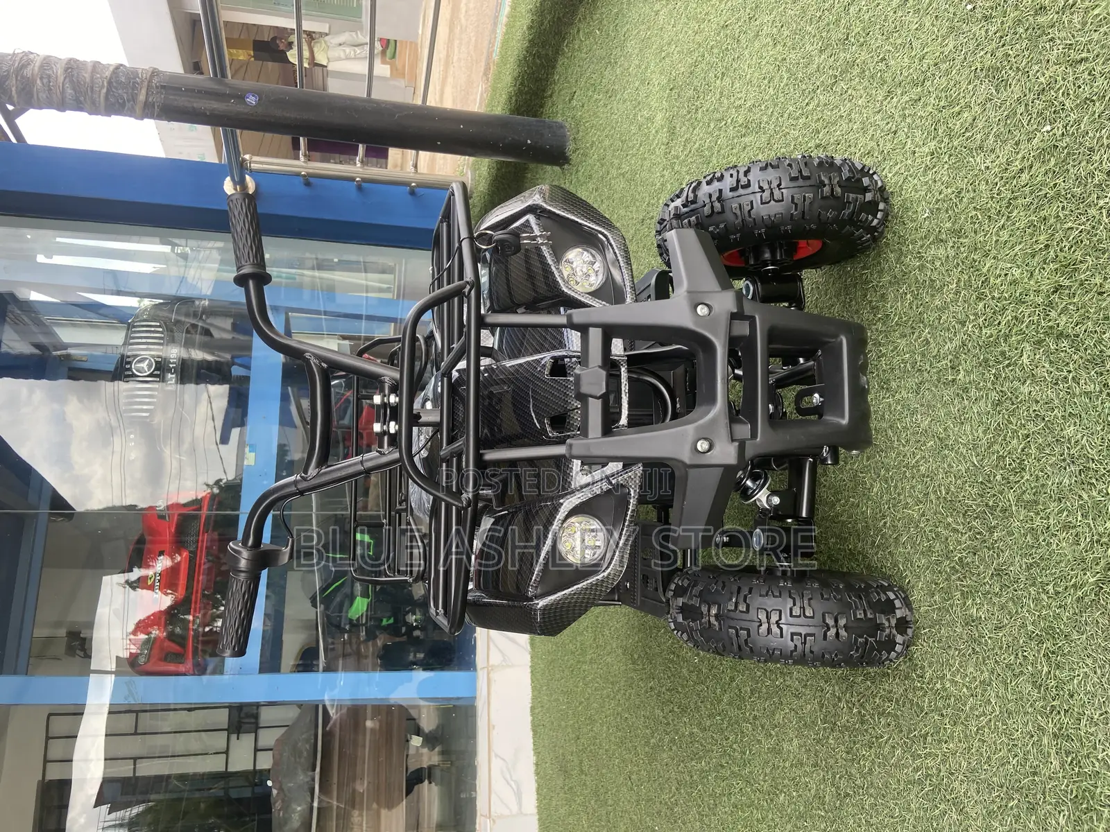 Atv 24volt 4-Wheeler Electric Ride-on Quad Black