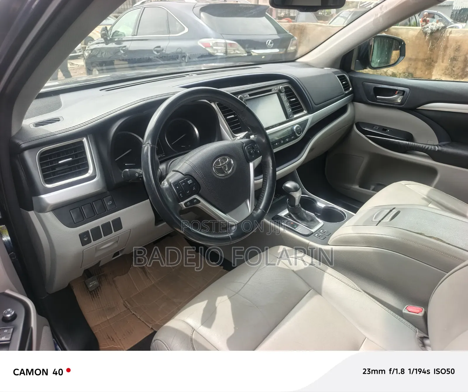Toyota Highlander XLE V6 4x2 (3.5L 6cyl 6A) 2016 Blue