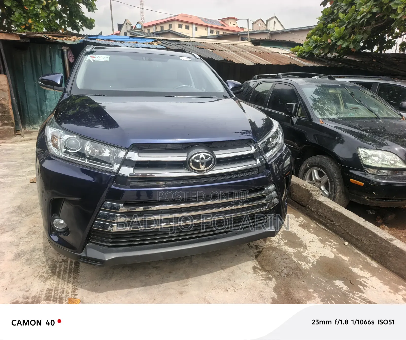 Toyota Highlander XLE V6 4x2 (3.5L 6cyl 6A) 2016 Blue