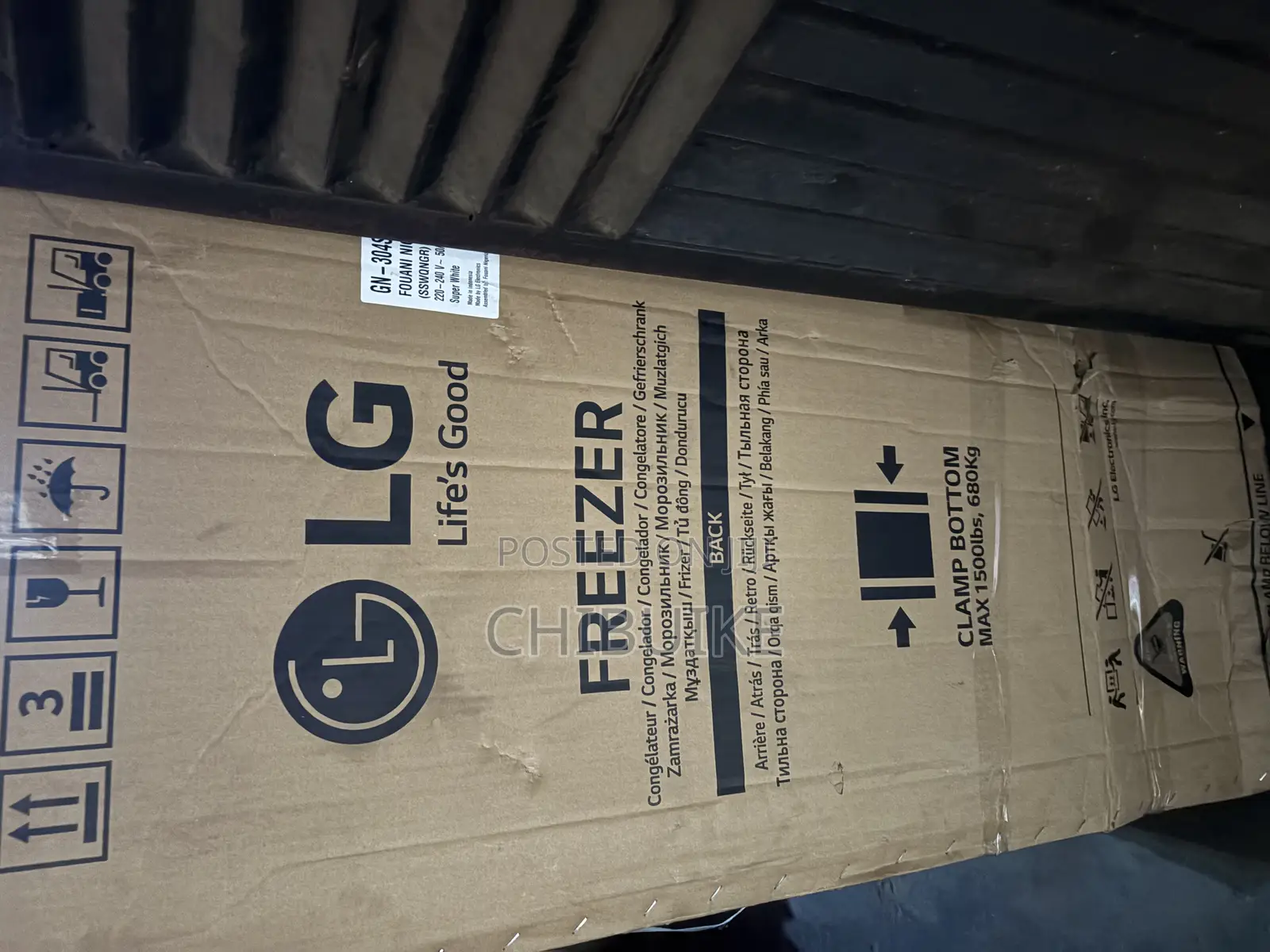 Lg Upright Standing Freezer
