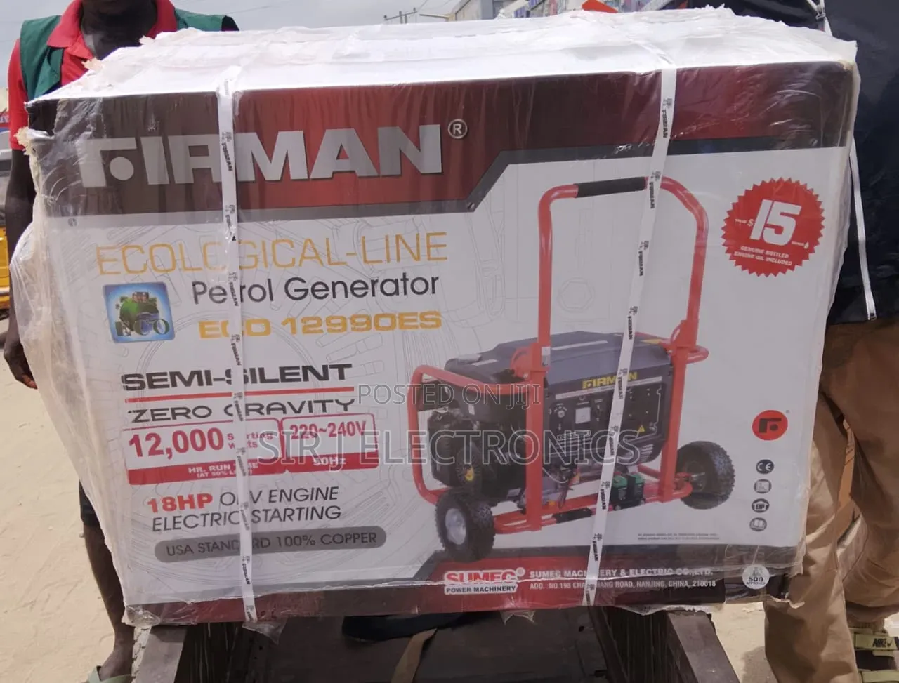 Original 12kva Sumec Firman Petrol Keystart Generator + Warranty