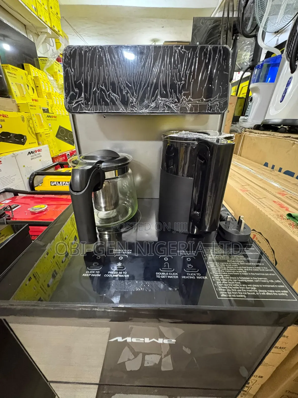 Mewe Bottom-Load Water Dispenser With Tea Bar Set