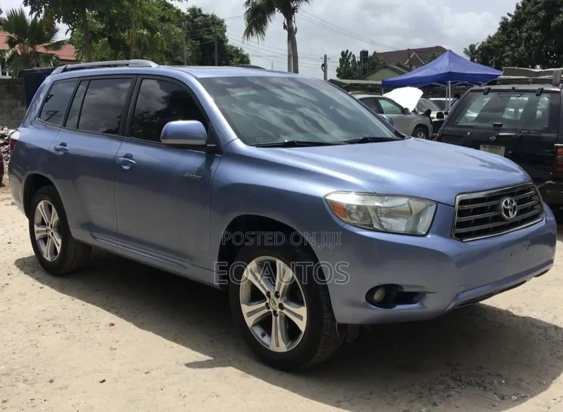 Toyota Highlander Sport 2008 Blue