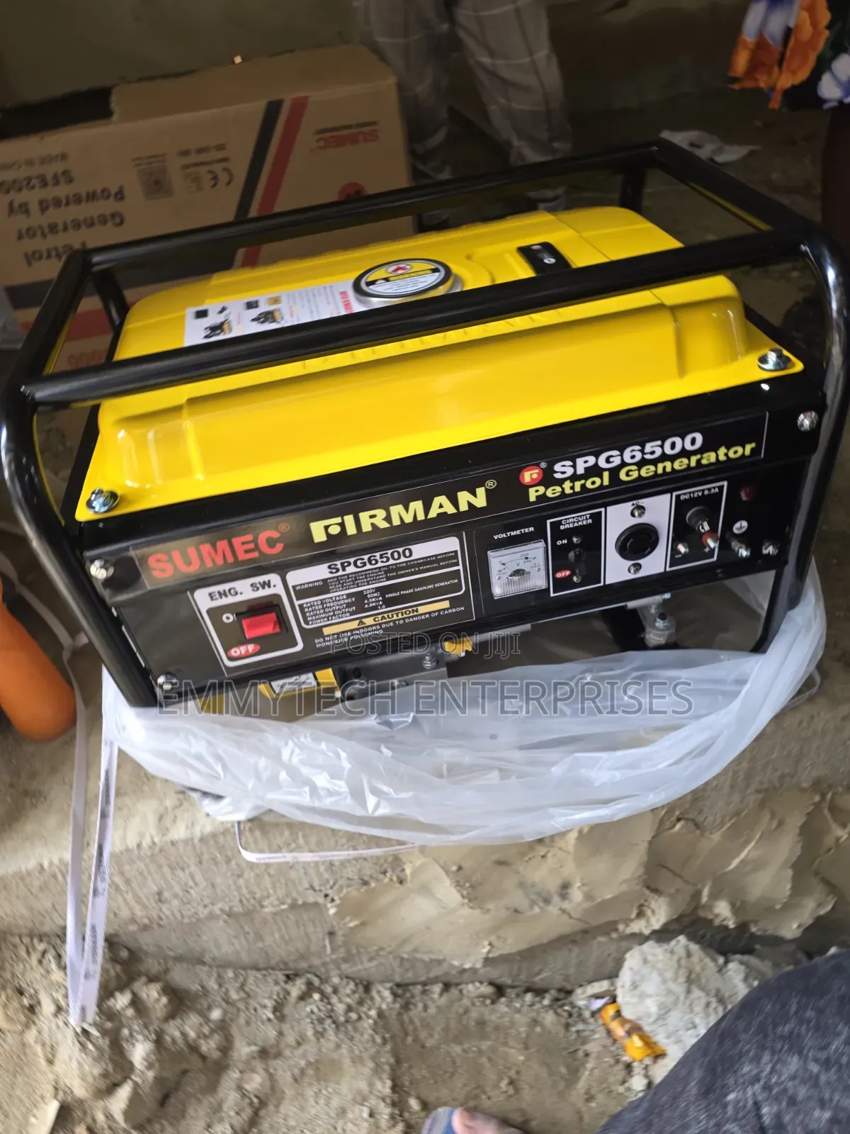 Come I Have Original Sumec Firman Petrol Gen 4.8kva 100%Copper Coil