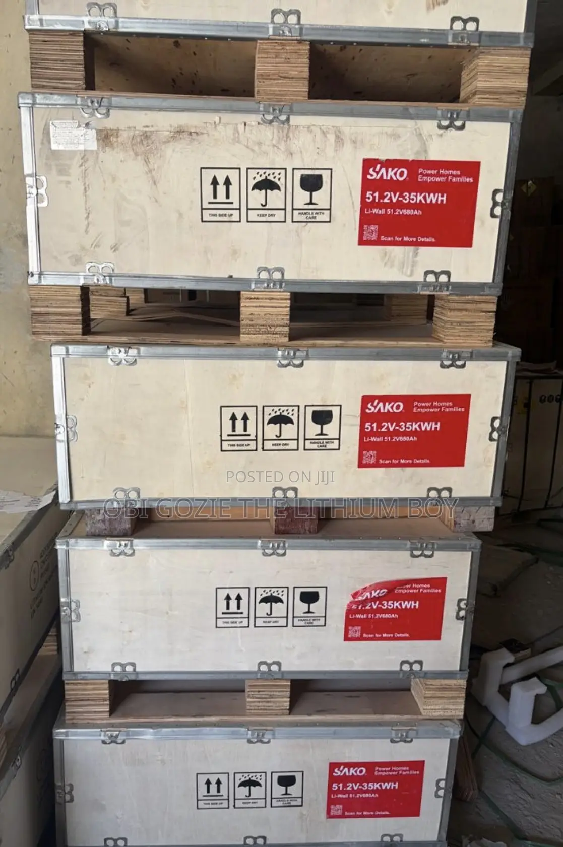 35kwh-51.2v Sako Solar Lithium Battery Best Importer and Distributor