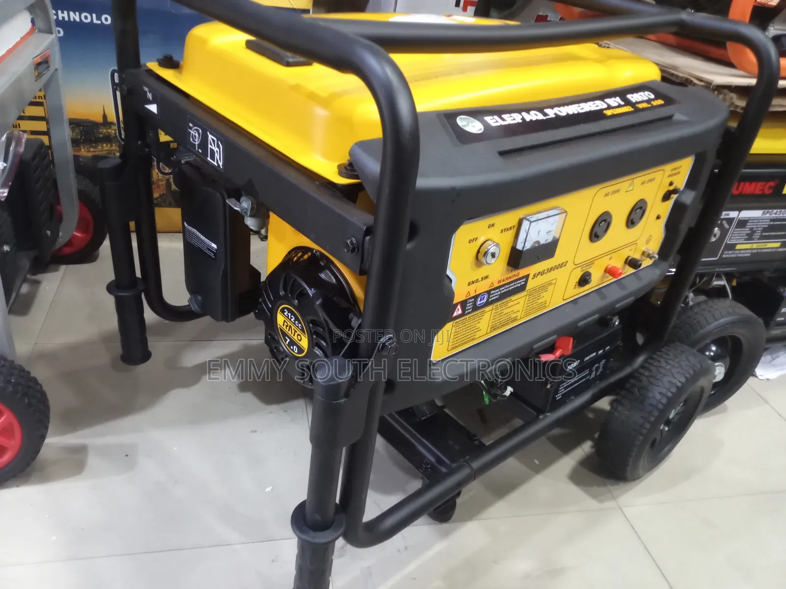 Elepaq Power by Rato Petrol Generator 4.5 Kva Made in Japan