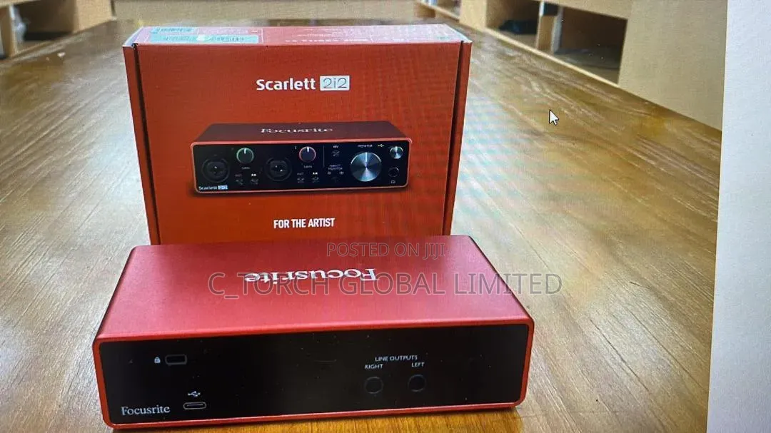Focusrite Scarlett 2i2 3rd Generation Usb Audio Interface.