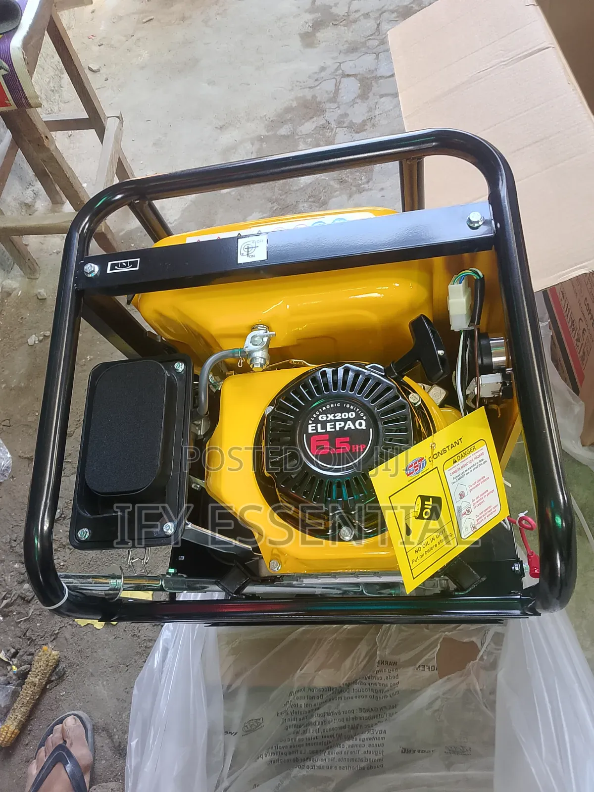 Elepaq Gasoline Generator With Key