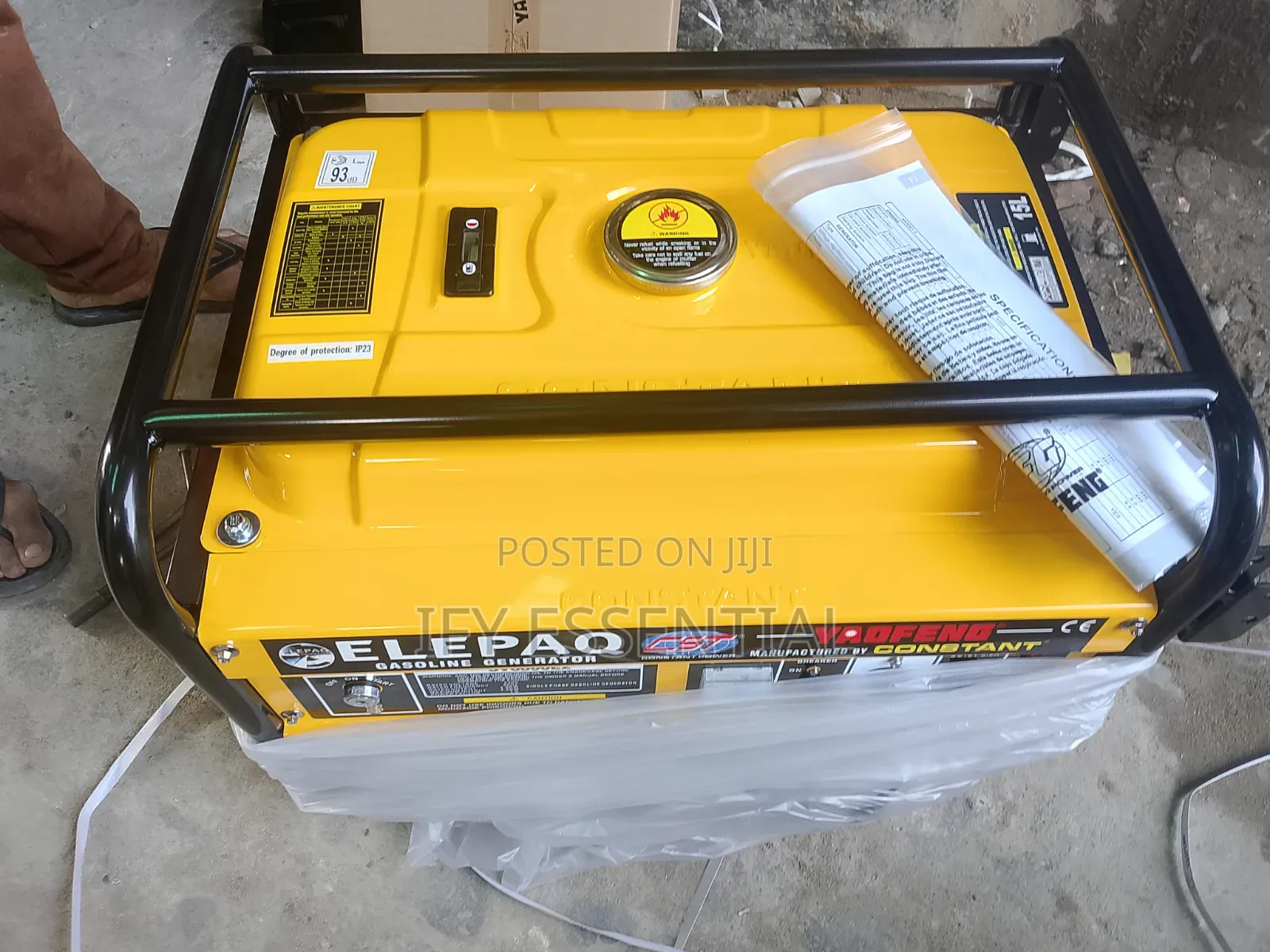 Elepaq Gasoline Generator With Key
