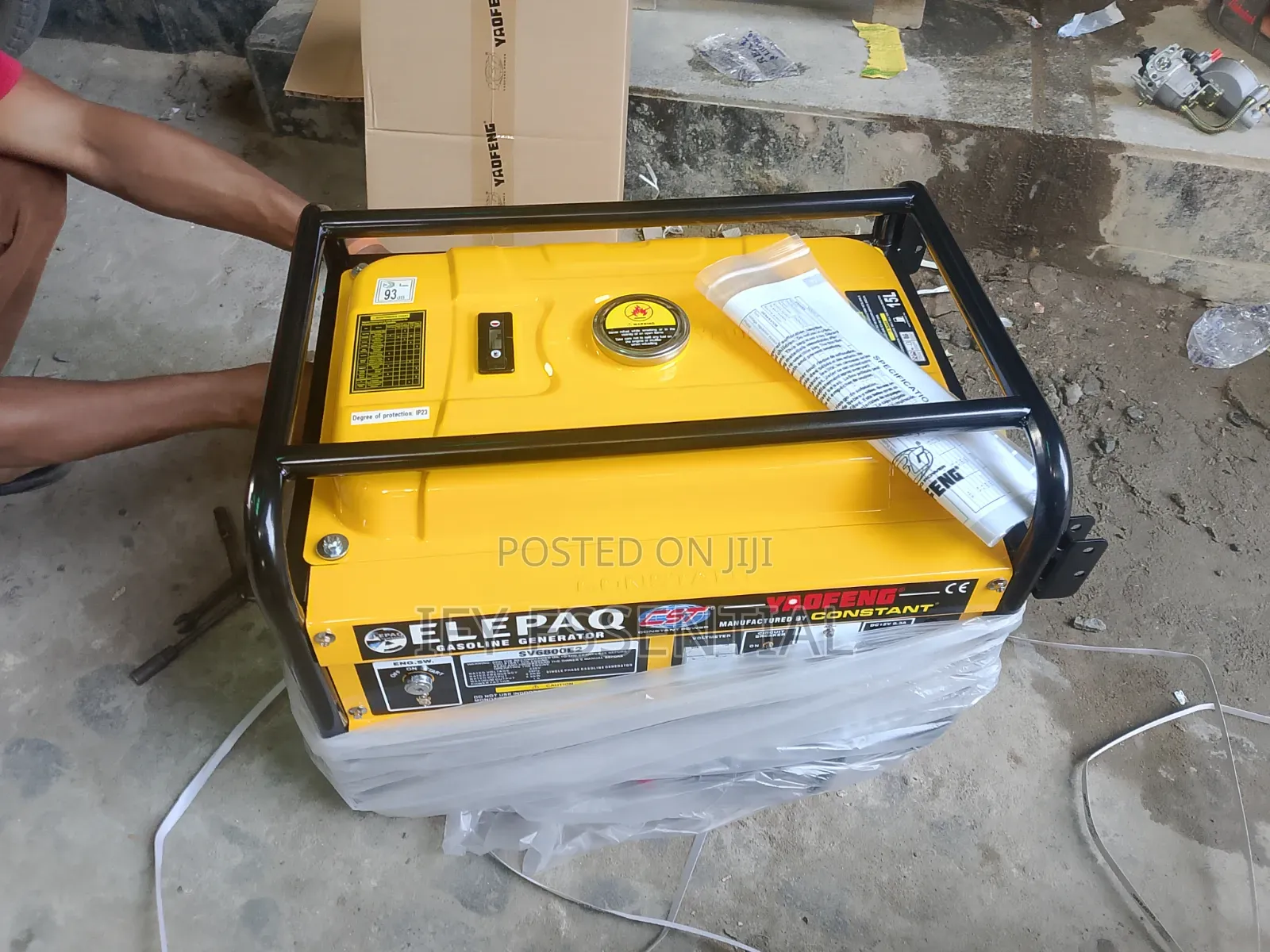 Elepaq Gasoline Generator With Key