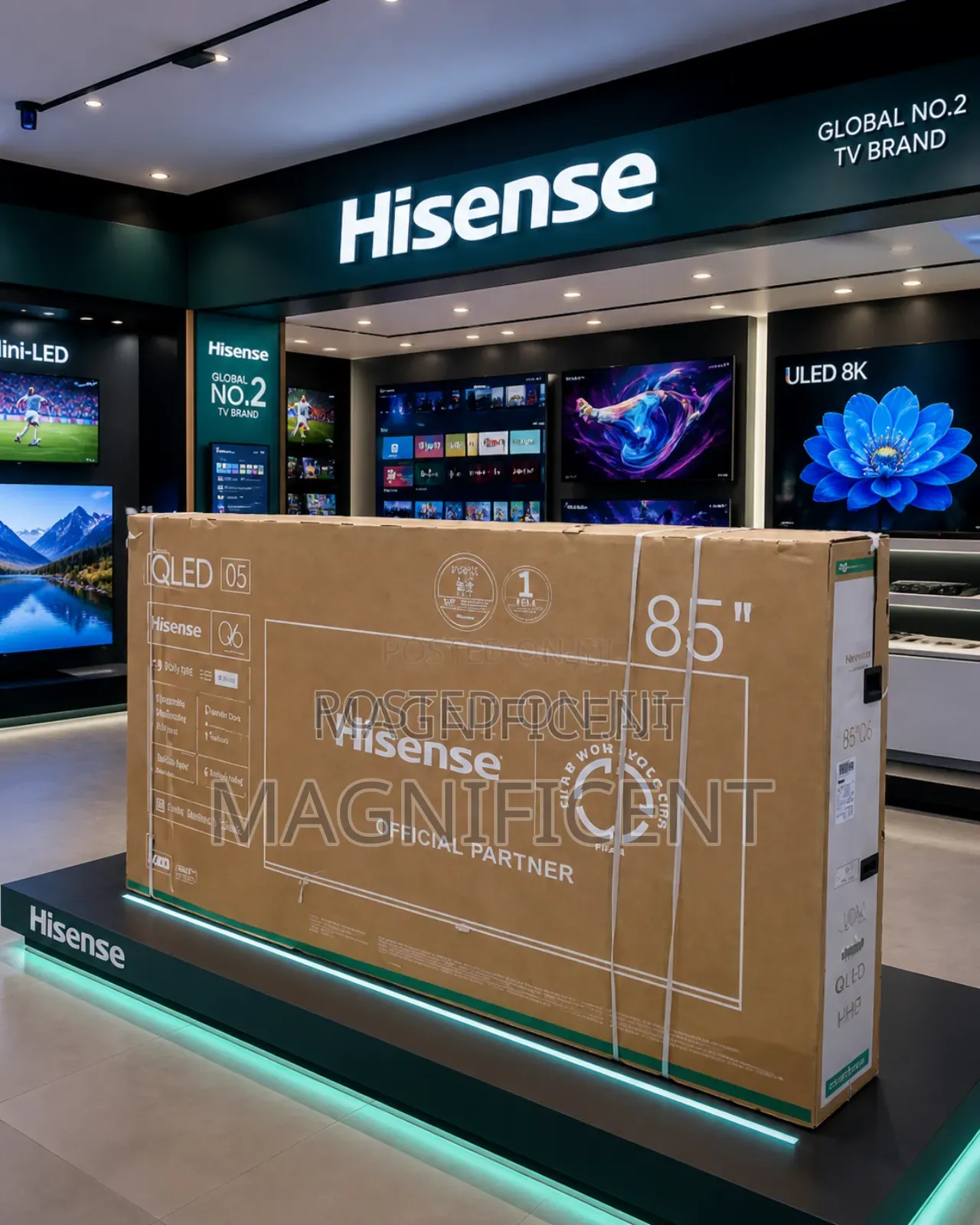 Original Hisense 85-Inch Qled Smart Tv – Brand New Carton at Hisense