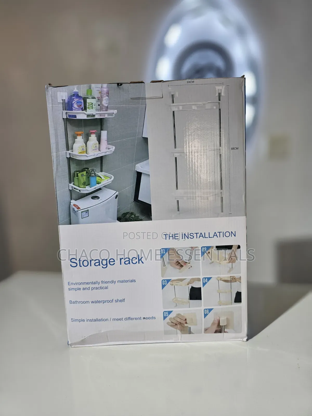 3 Layers Over the Toilet Storage Rack
