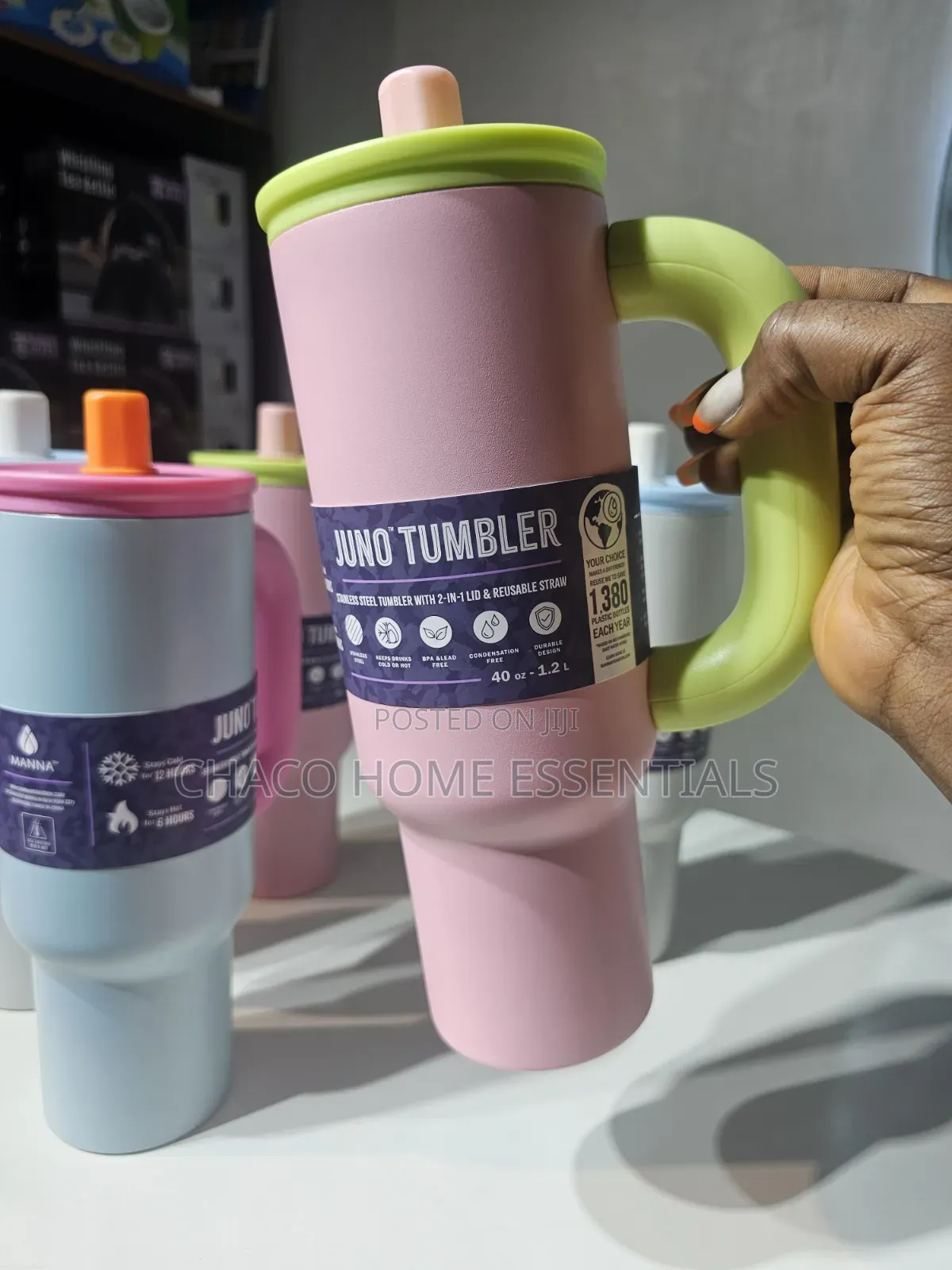 Insulated Tumbler With Straw Cover