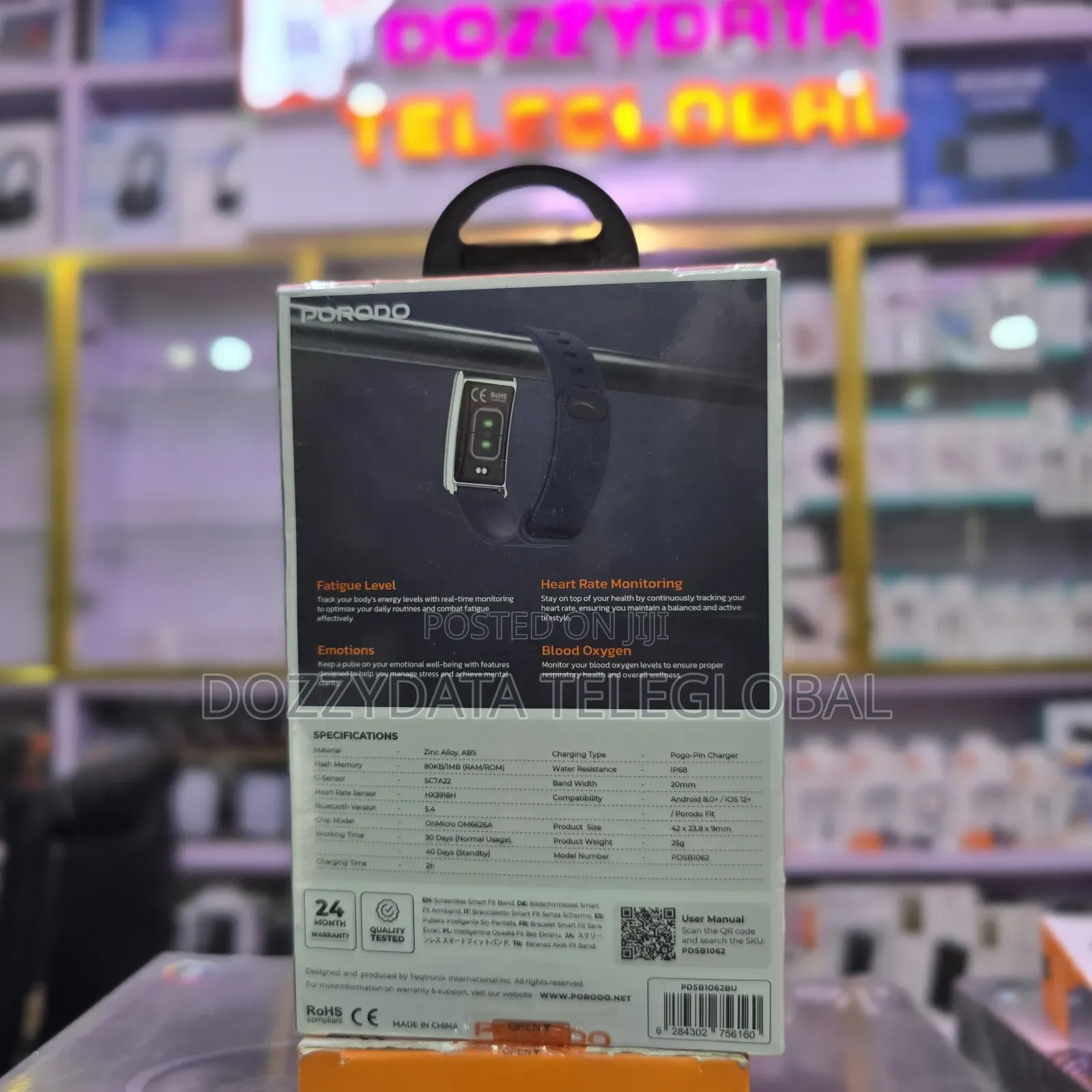 Porodo Trackfit Screenless Smart Fitness Band