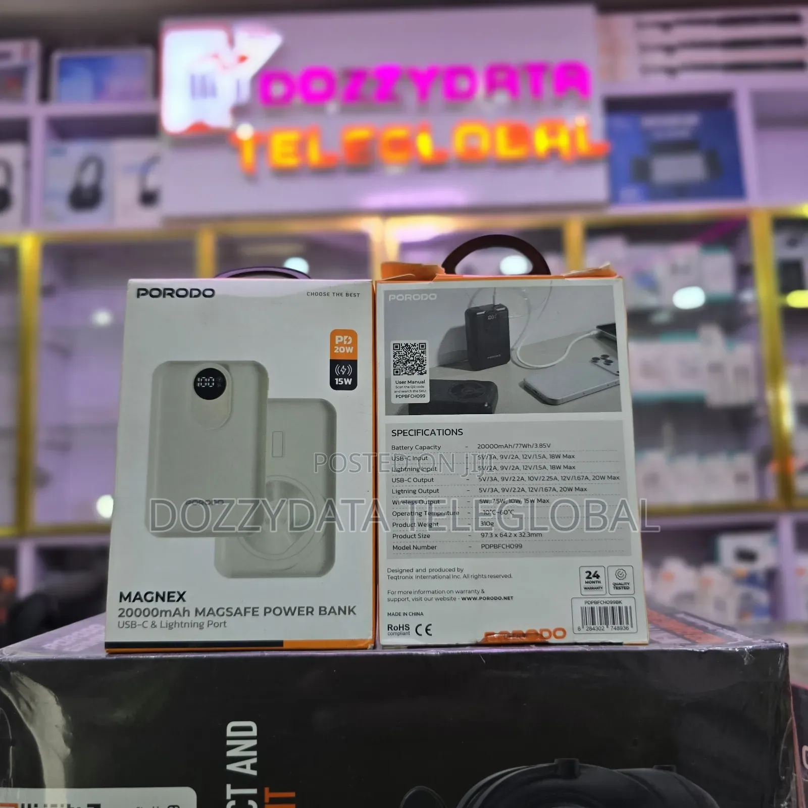 Porodo Powerbank Magnex 20000mah Magsafe