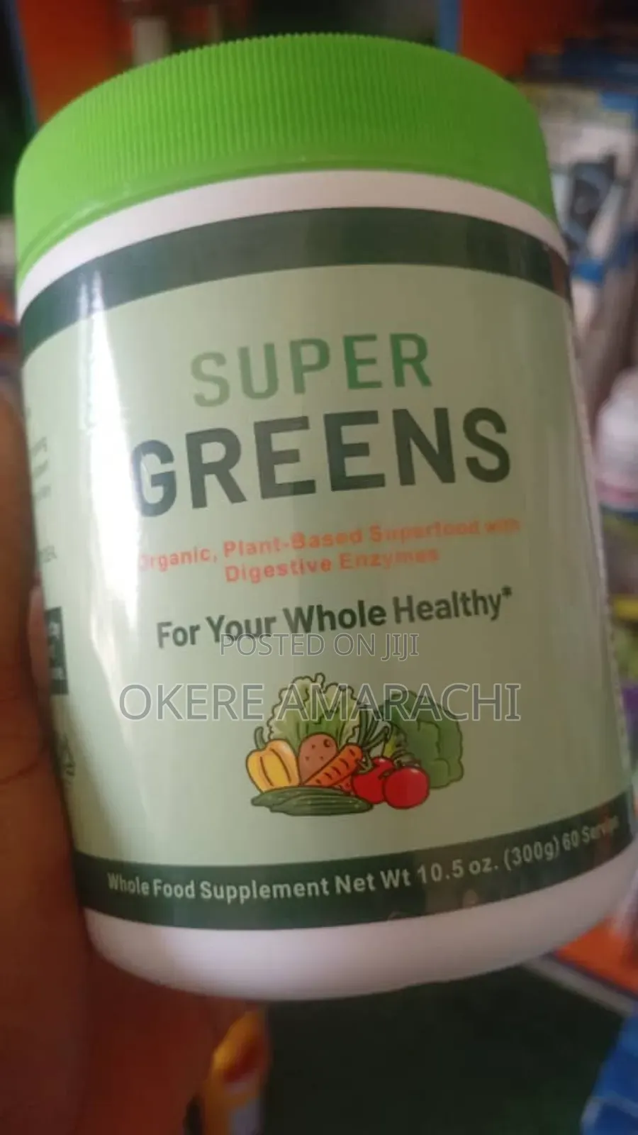 Super Greens Organic Plant Base Super Food