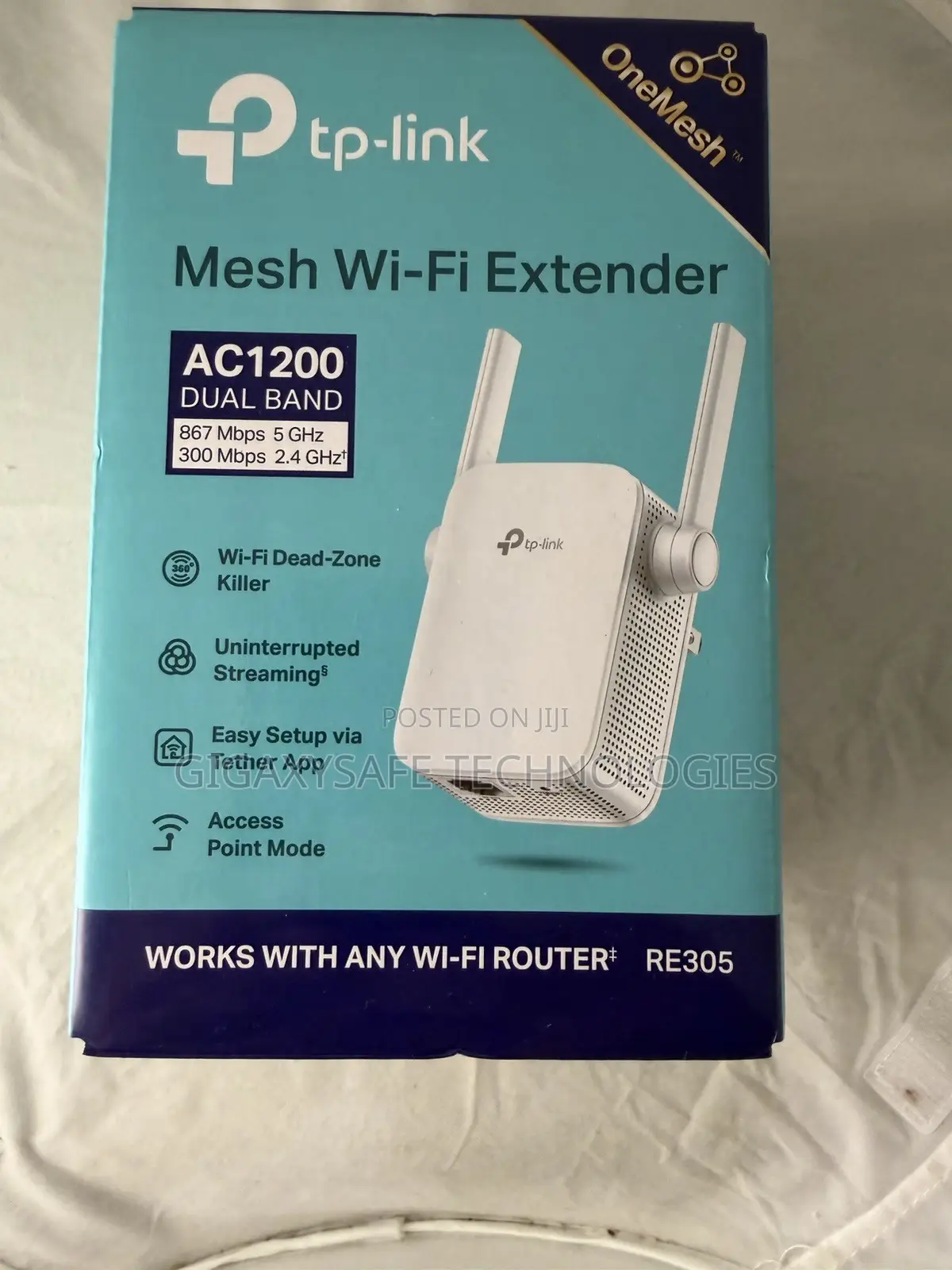 Tp-Link Mesh Wi-Fi Extender Ac1200 Dual Band Re305