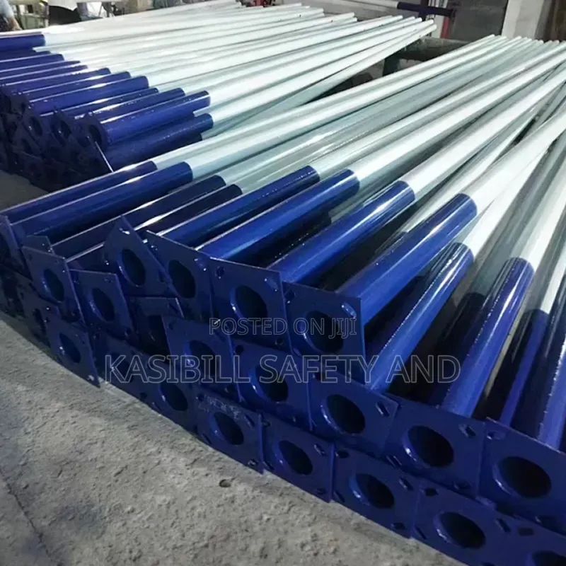 Galvanized Steel Solar Street Light Poles.