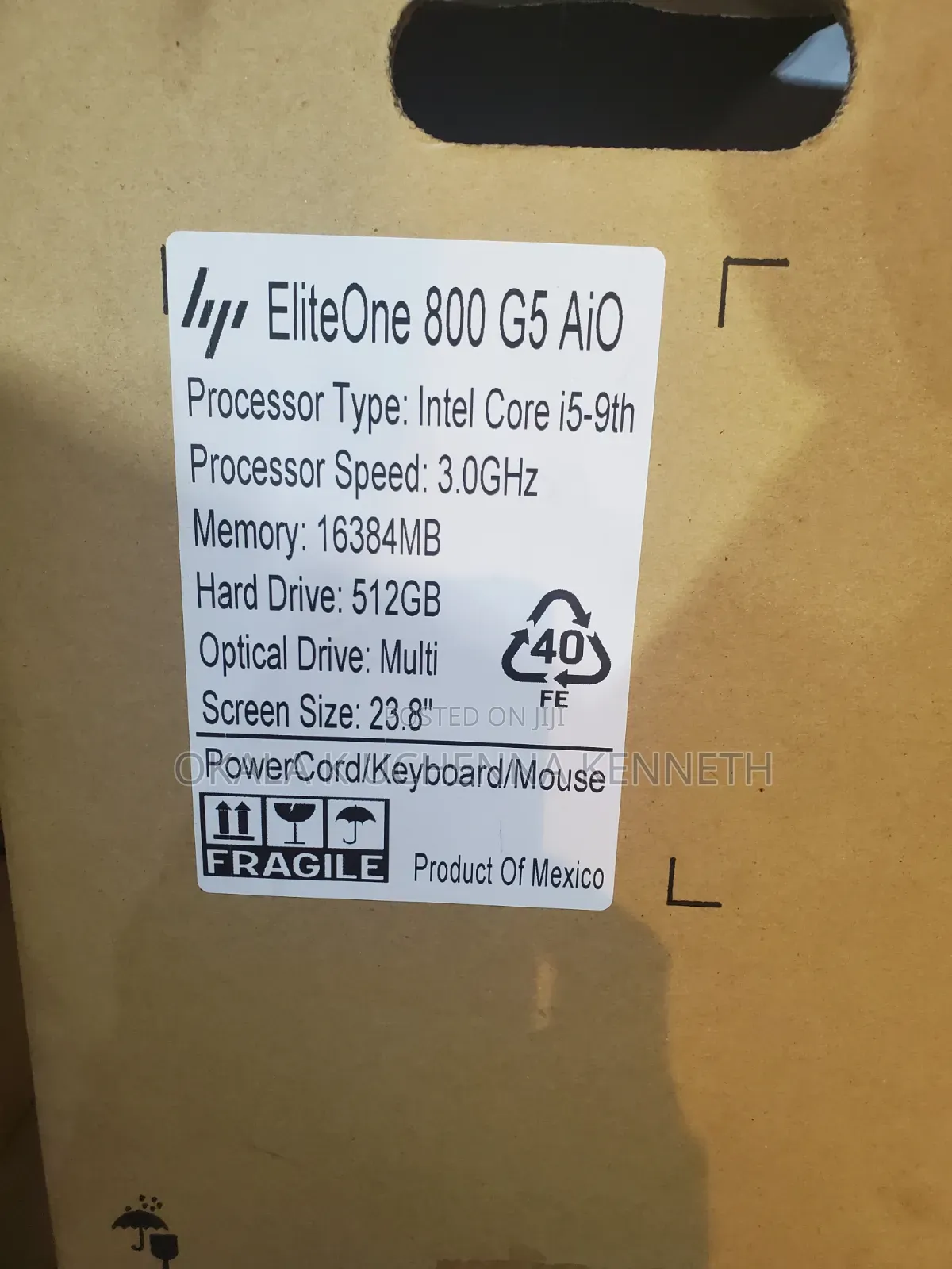 New Desktop Computer HP EliteOne 800 G6 8GB Intel Core i5 HDD+SSD 512GB