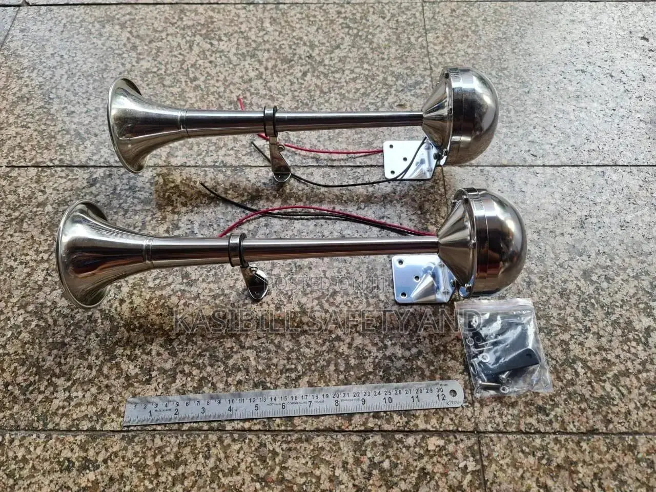 Dual Trumpet Stainless Steel Electric