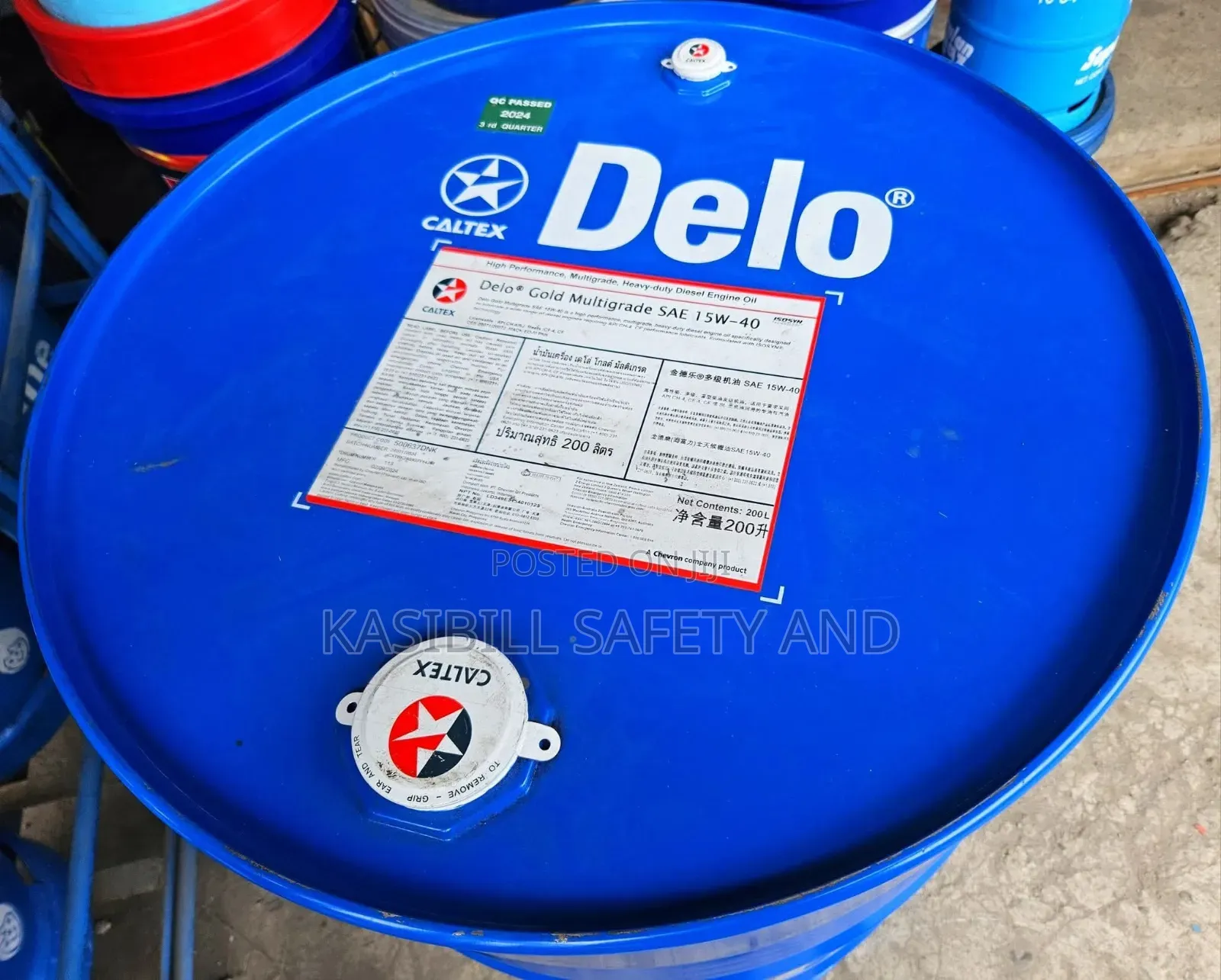 Caltex Delo Gold Multigrade Heavy-Duty Engine Oil.