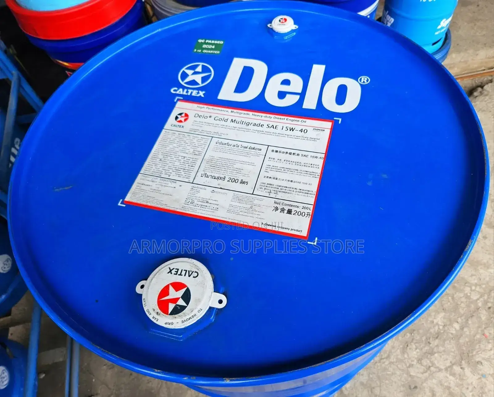Caltex Delo Gold Multigrade Heavy-Duty Engine Oil.
