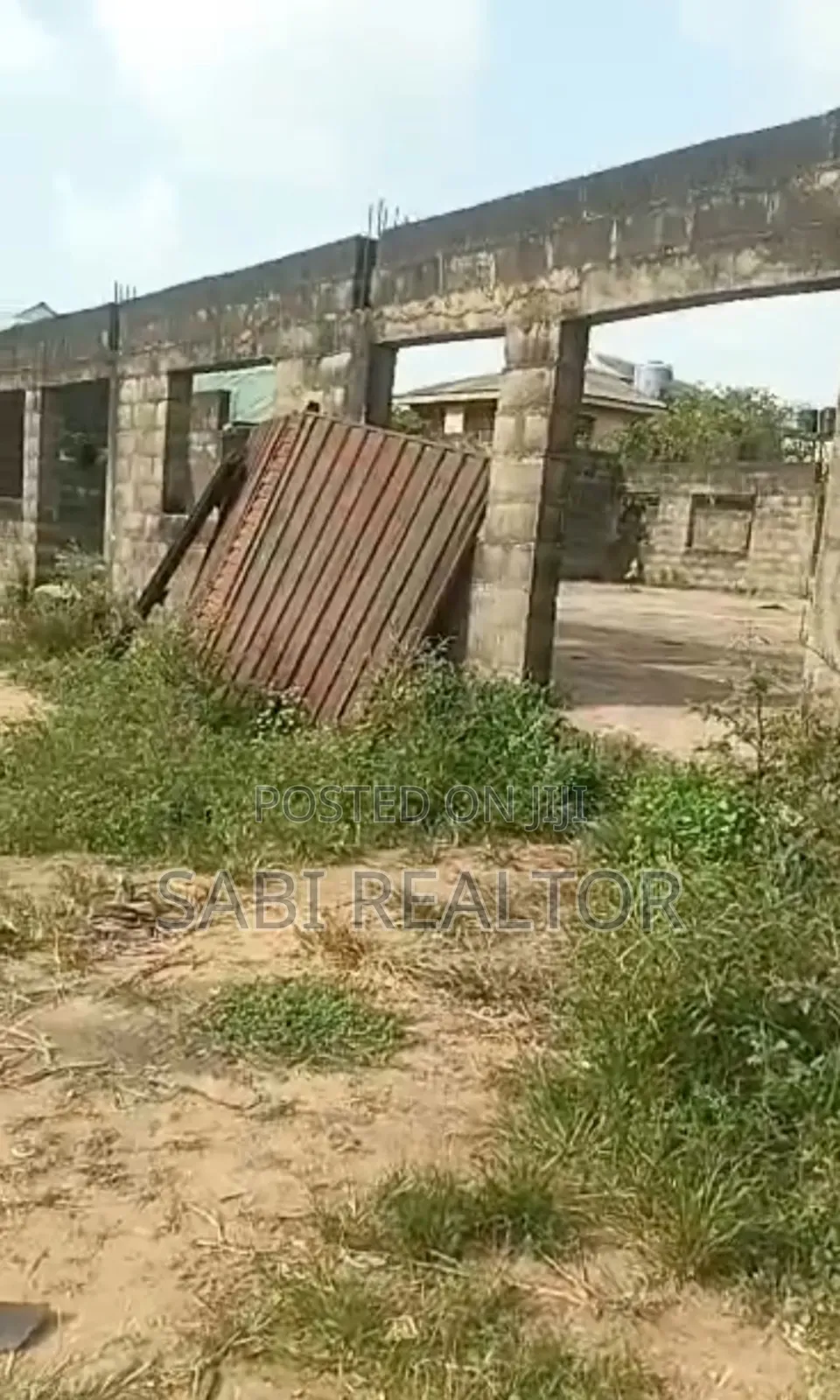 Land for Sale ● 2 Plots With Uncompleted Event Centre at Sabo Ayobo