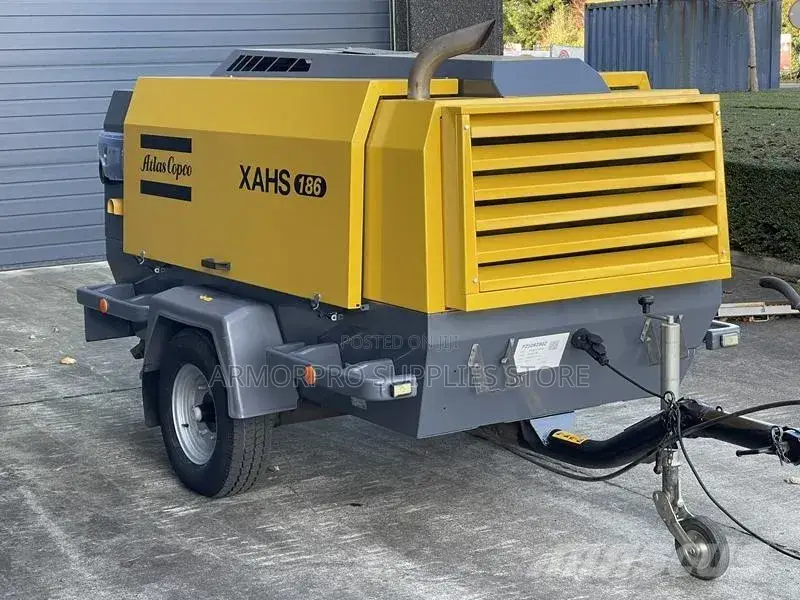 Atlas Copco Xahs 186 Portable Diesel Air Compressor.
