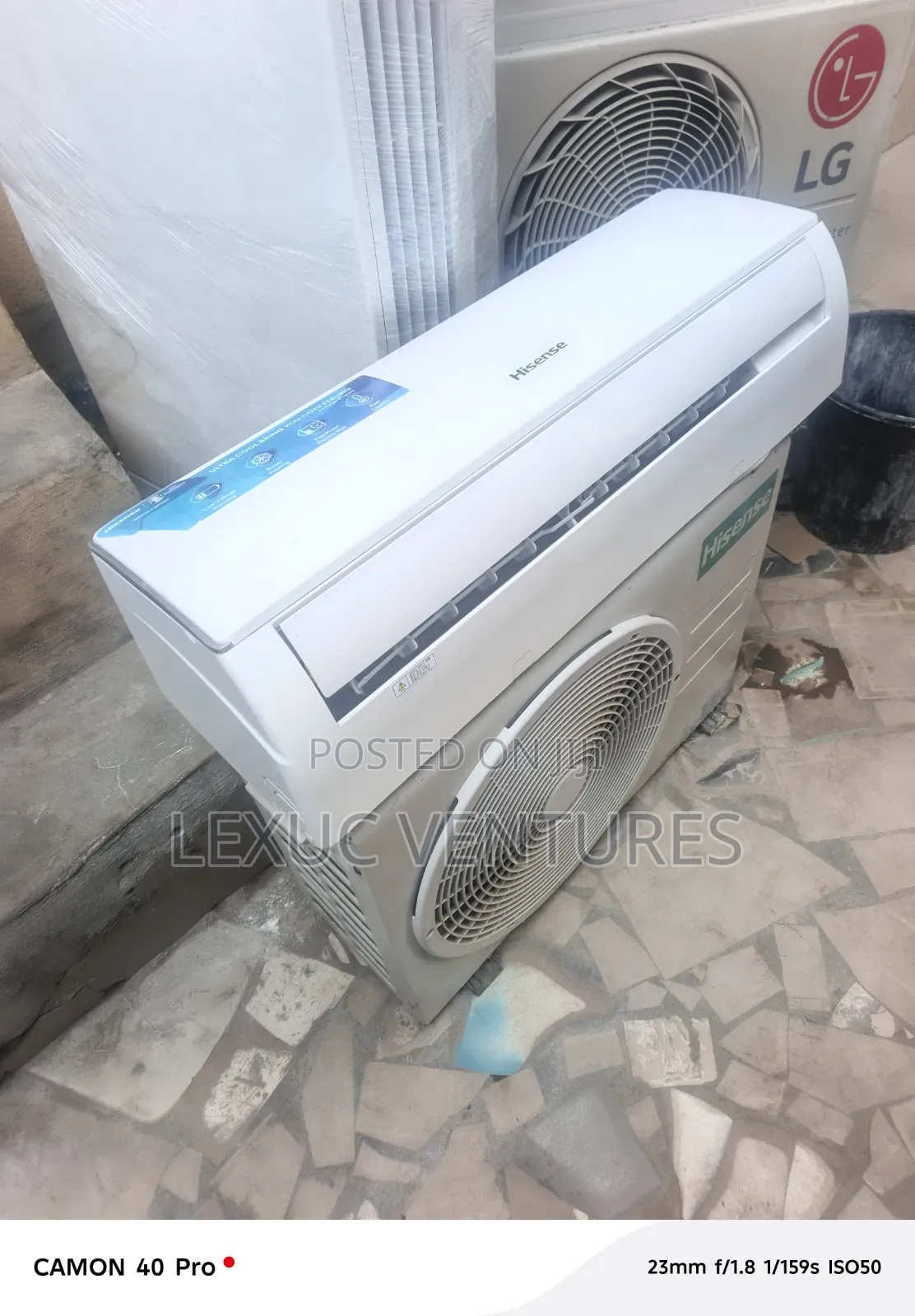 Hisense Split Unit Ac Uk Neatly Used Tested Working 1hp Low Voltage