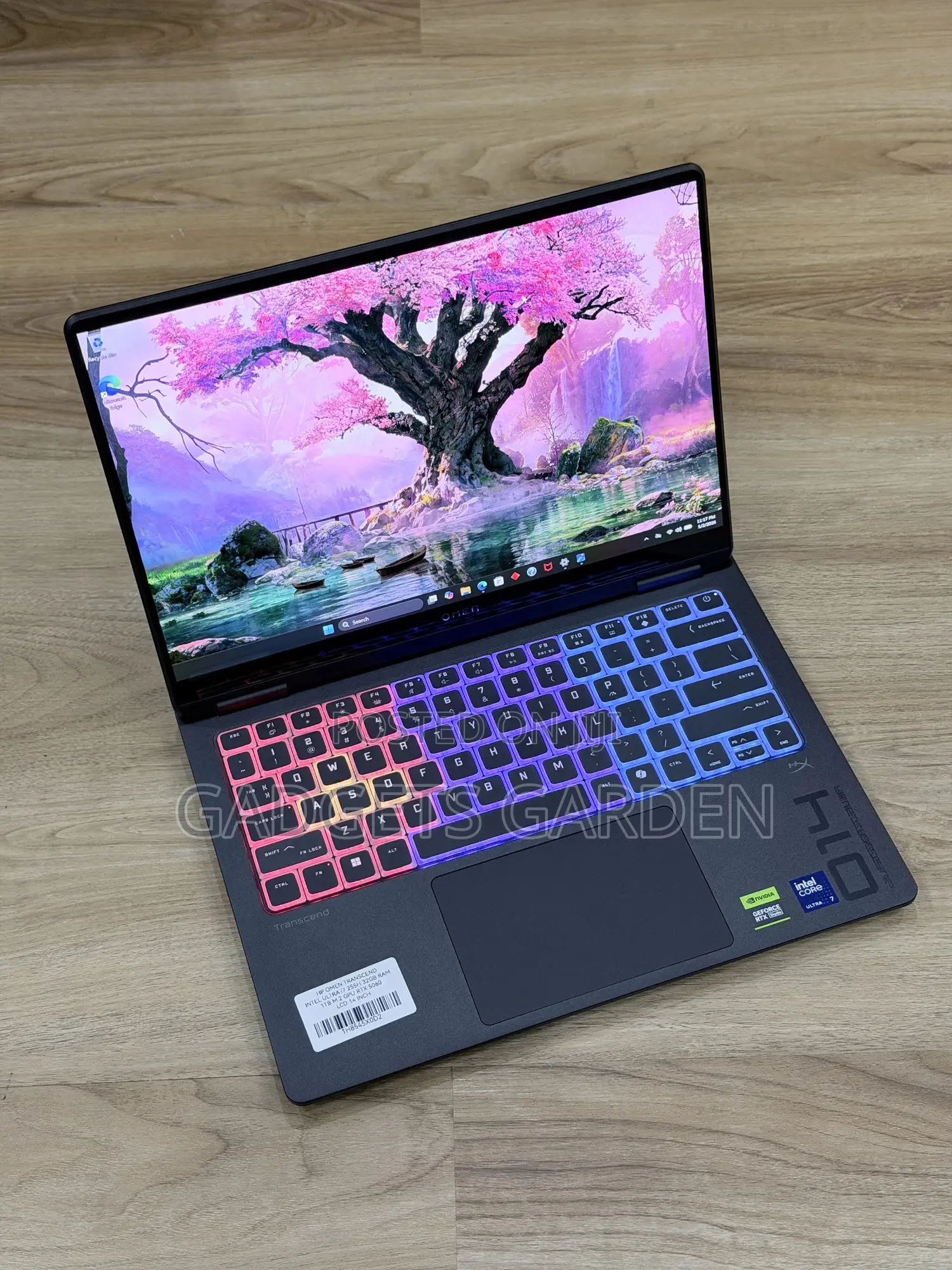 Laptop HP Omen Transcend 14-fb0023dx 32GB Intel Core Ultra 7 SSD 1T