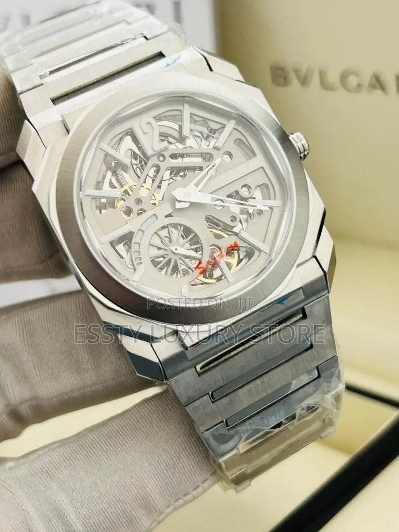 Automatic Engine Luxury Bulgari Chain Wristwatch