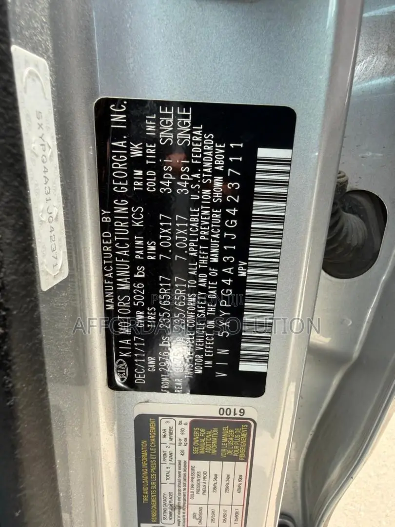 Kia Sorento 2019 Silver